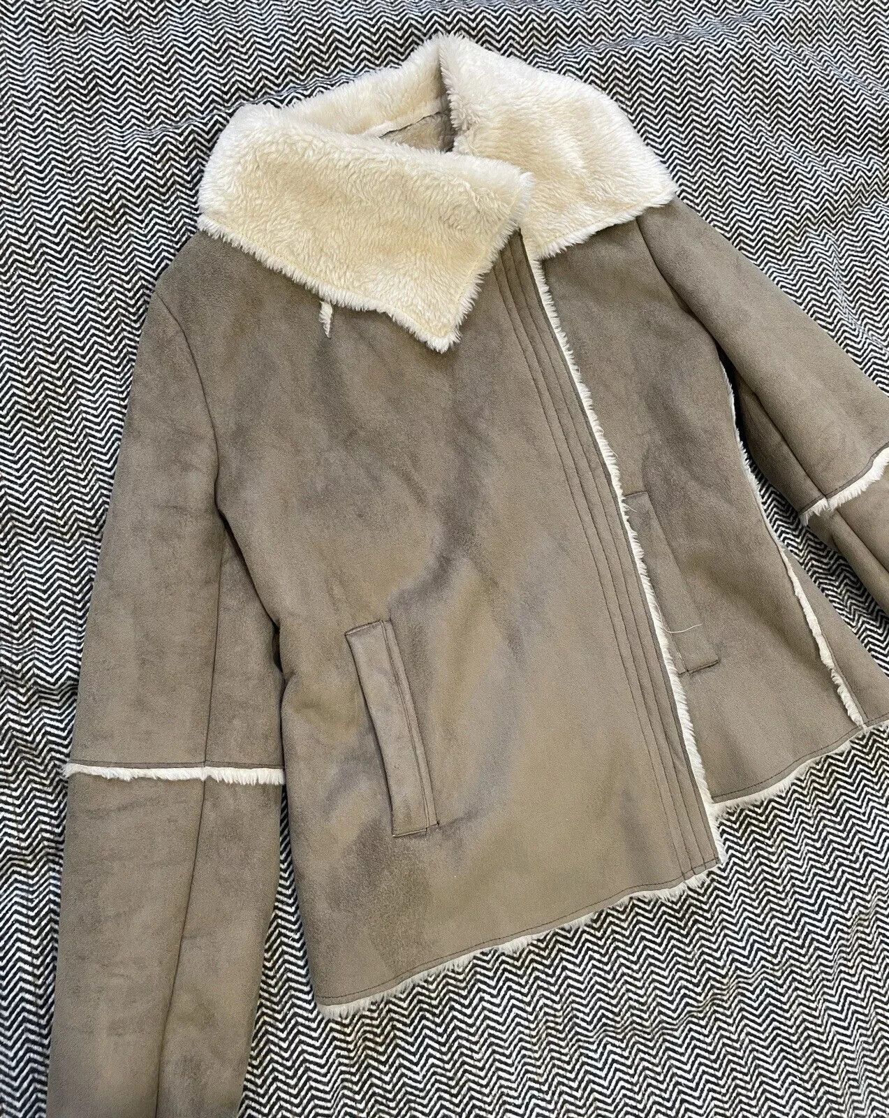 United Colors Of Benetton United Colors Of Benetton Faur Faux Shearling y2k Jacket Size M / US 6-8 / IT 42-44 - 10 Thumbnail