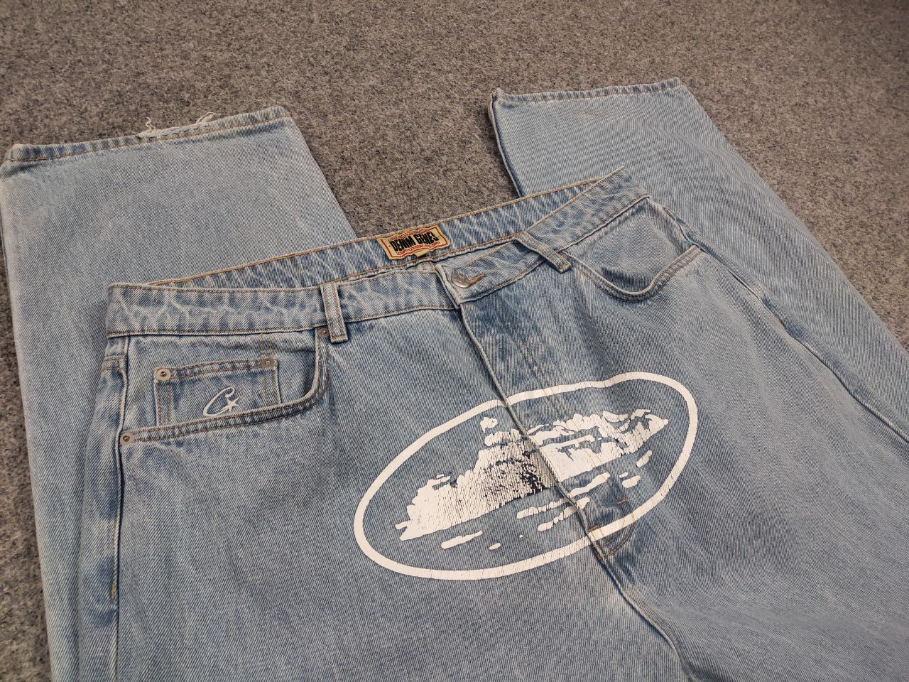 Corteiz Corteiz denim genes Alcatraz Baggy Blue Washed Jeans Size US 36 / EU 52 - 12 Thumbnail