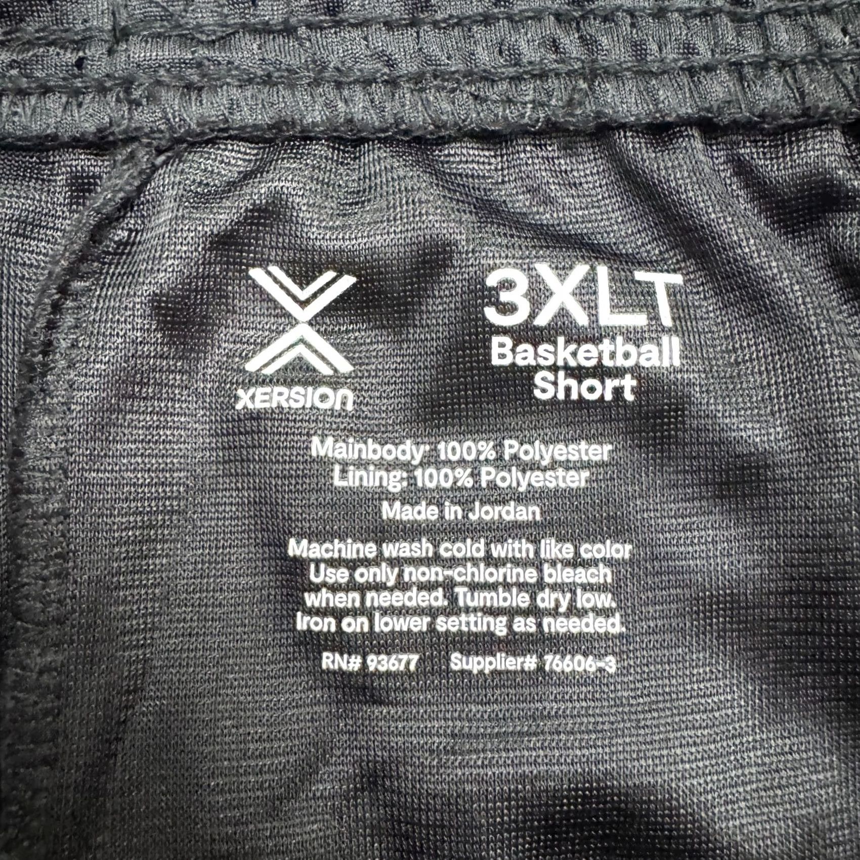 Vintage Xersion Basketball Athletic Training Shorts Mens 3XL Tall Black Activewear Gym Shorts Size US 39 - 4 Thumbnail