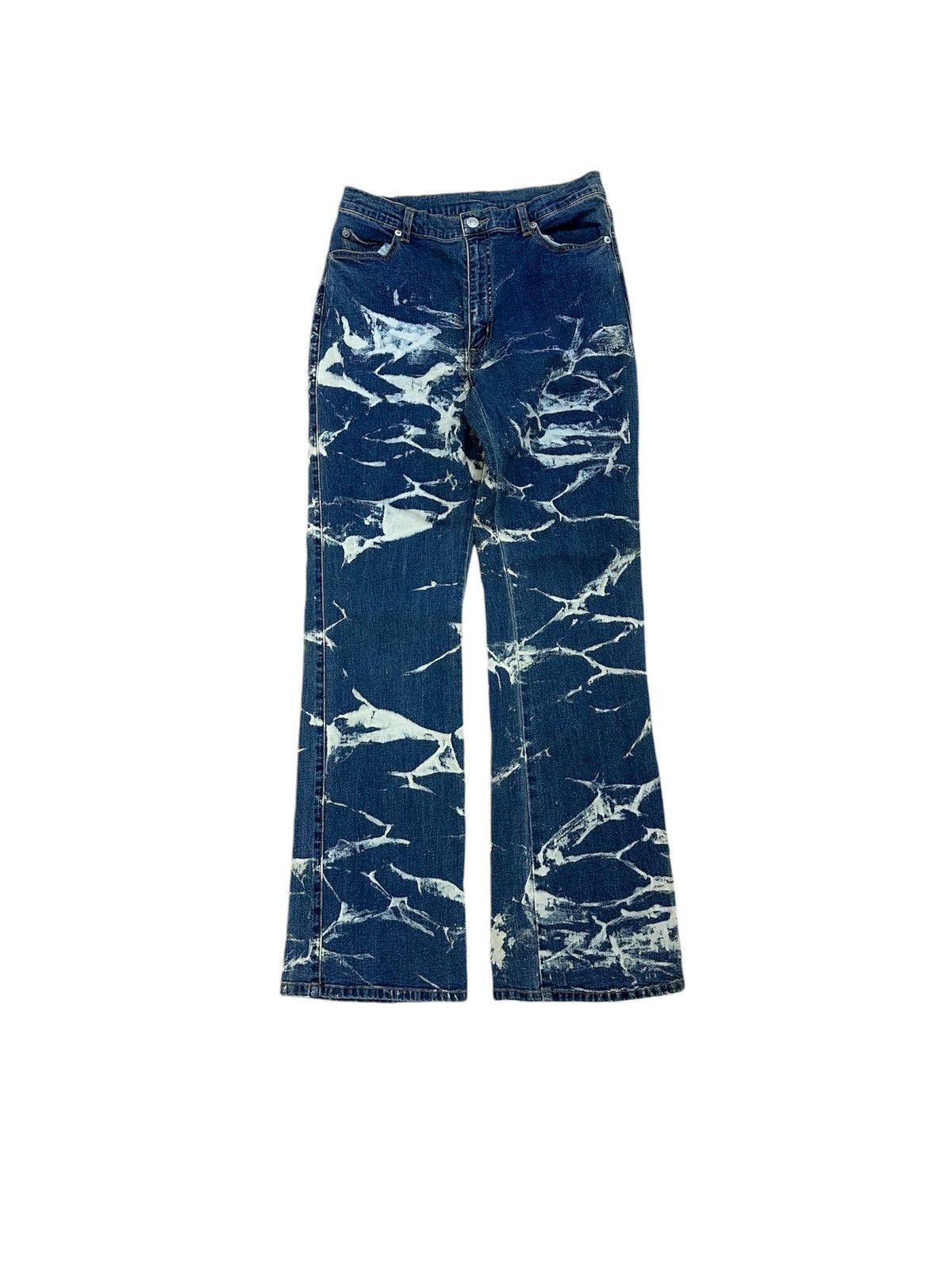 Hysteric Glamour × Japanese Brand Japanese Brand Bleach Flared Jeans Hysteric Glamour Size US 28 / EU 44 - 1 Thumbnail