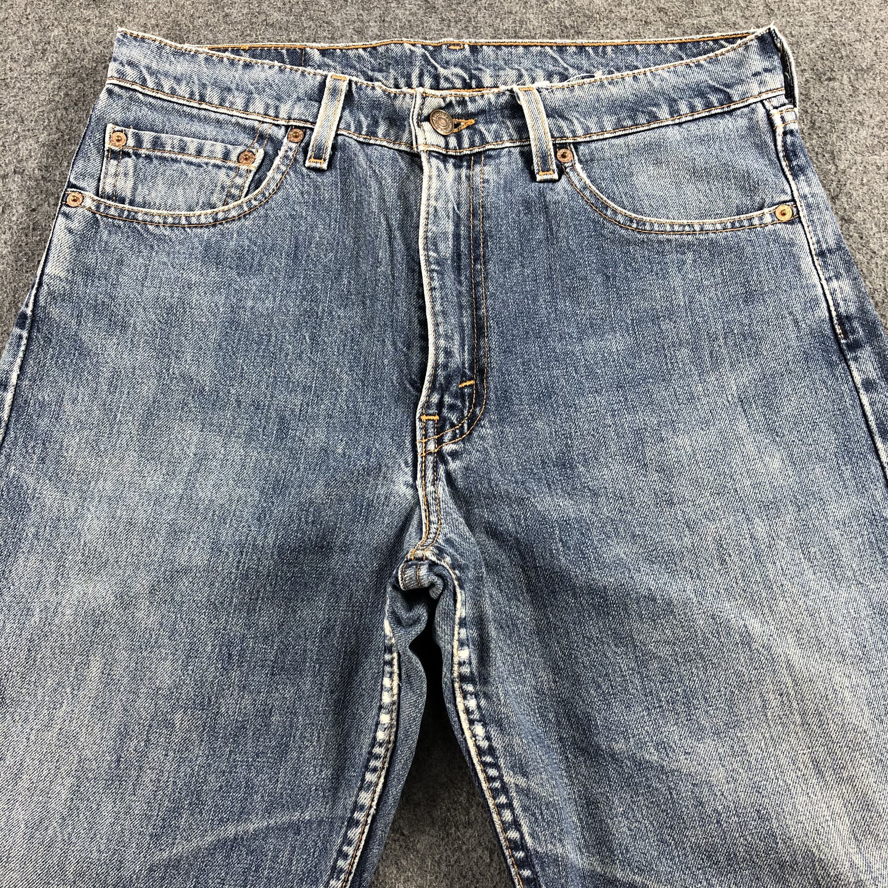 Levi's 90s Vintage Blue Wash Levis 519 Jeans-J1890 Size US 32 / EU 48 - 3 Thumbnail