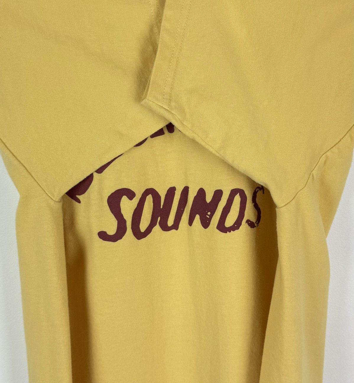 Stussy Stussy Sounds Crew Neck Short Sleeve T-shirt Yellow Too Logo Size US M / EU 48-50 / 2 - 6 Thumbnail
