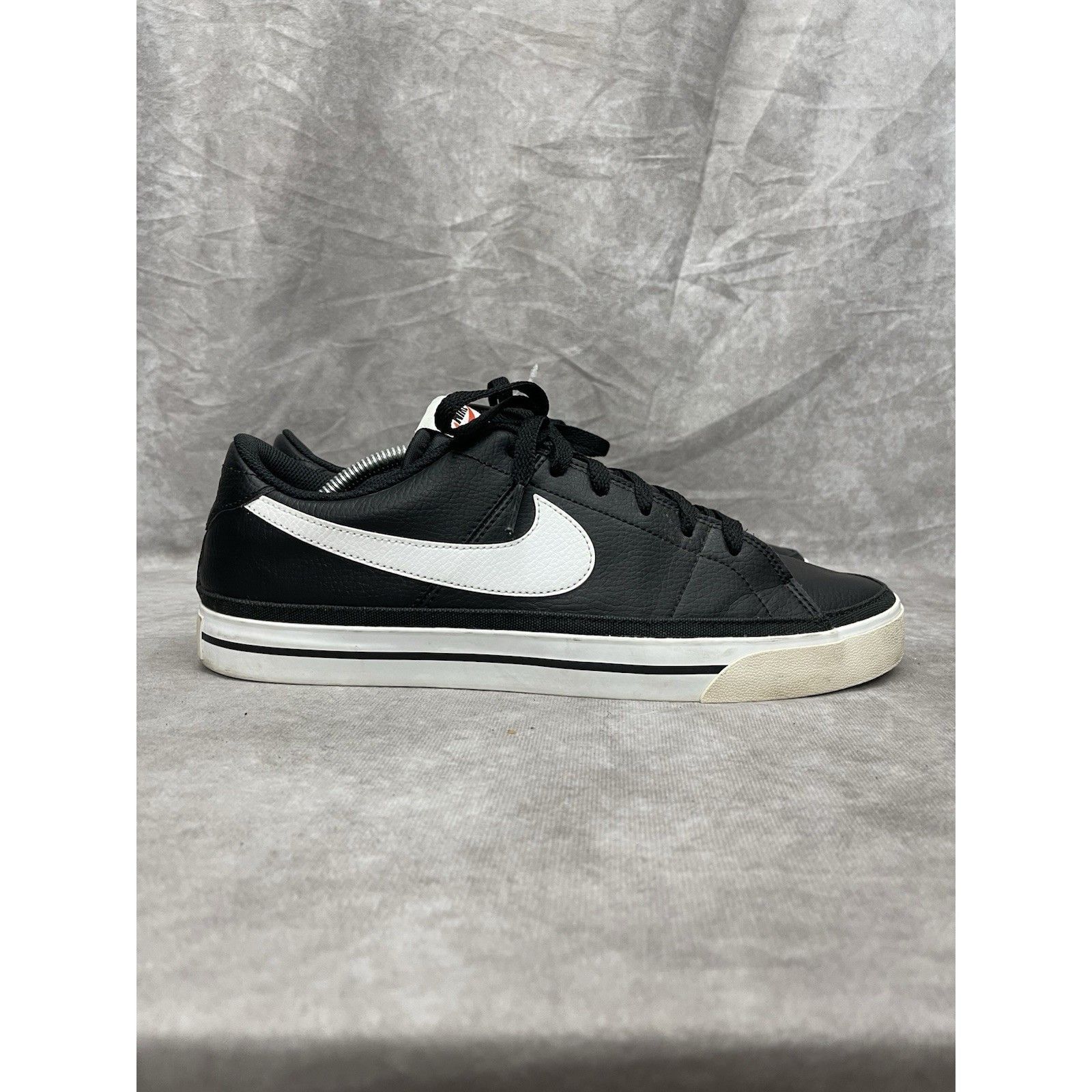 Nike Nike Court Legacy Black White CU4150-002 Mens Size 12 Low To Size US 12 / EU 45 - 3 Thumbnail
