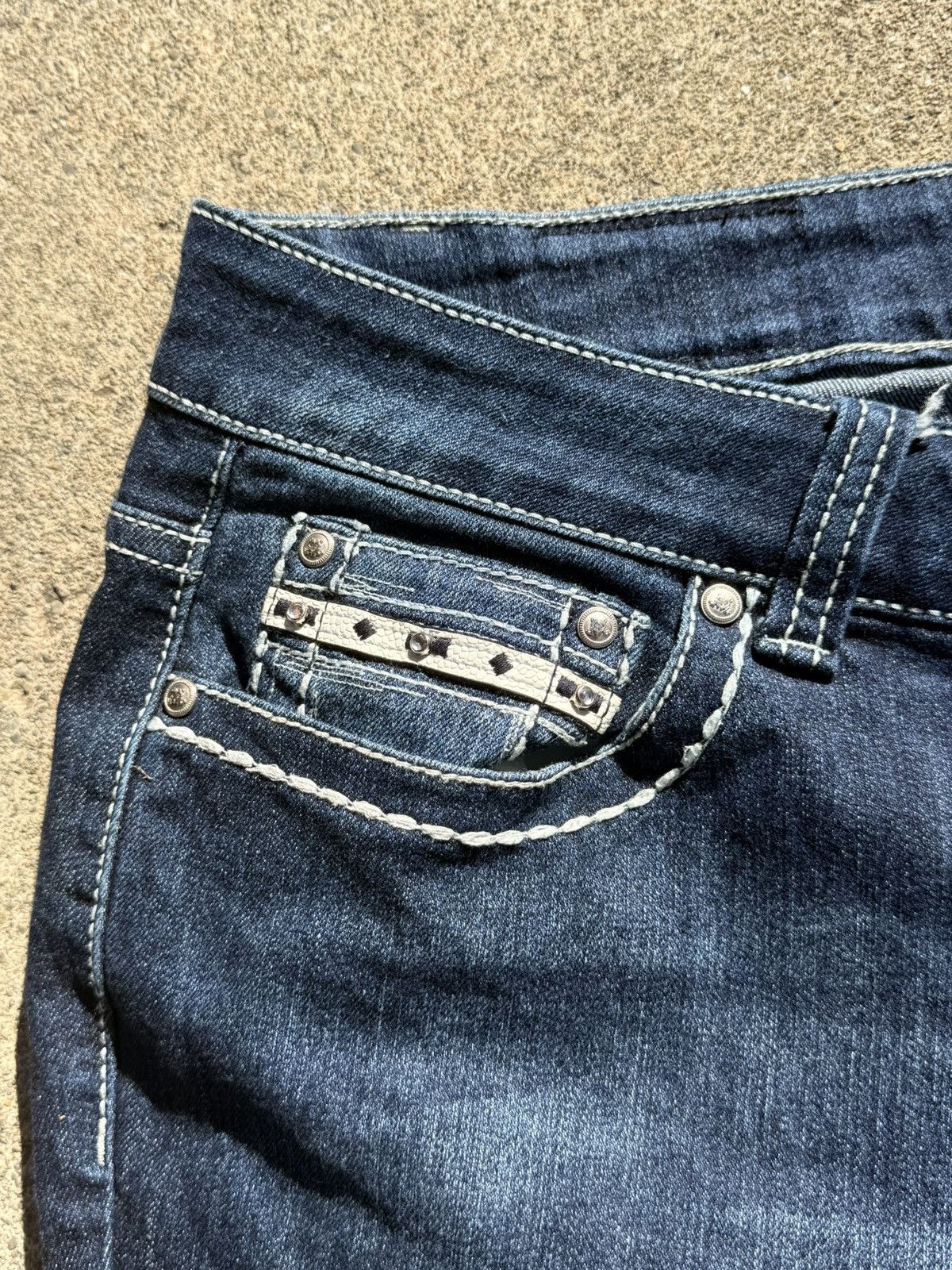 Other Vintage Zco Jeans With Embroidering, Y2K 2000’s Size 40" / US 18 - 4 Thumbnail