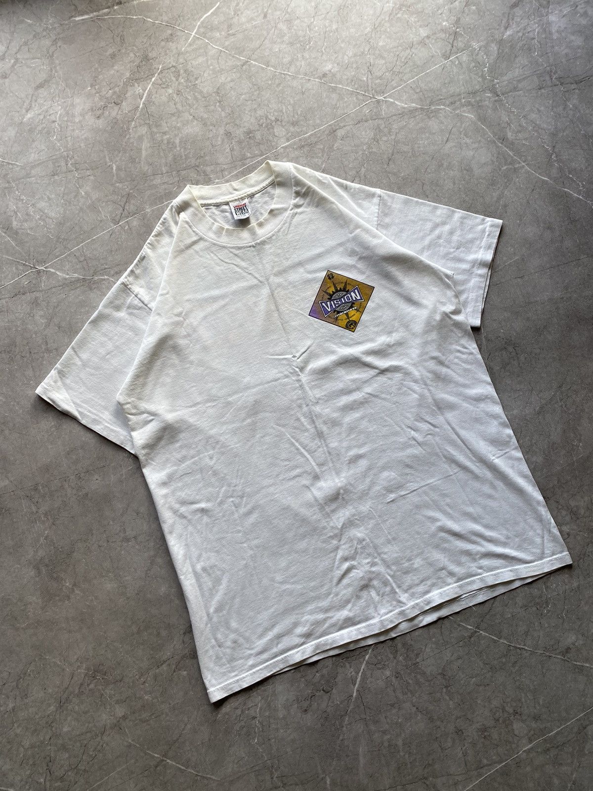 Vision Streetwear 🇺🇸Vintage 1990 Vision Streetwear T-Shirt Made in USA Big Logo Size US XL / EU 56 / 4 - 3 Thumbnail