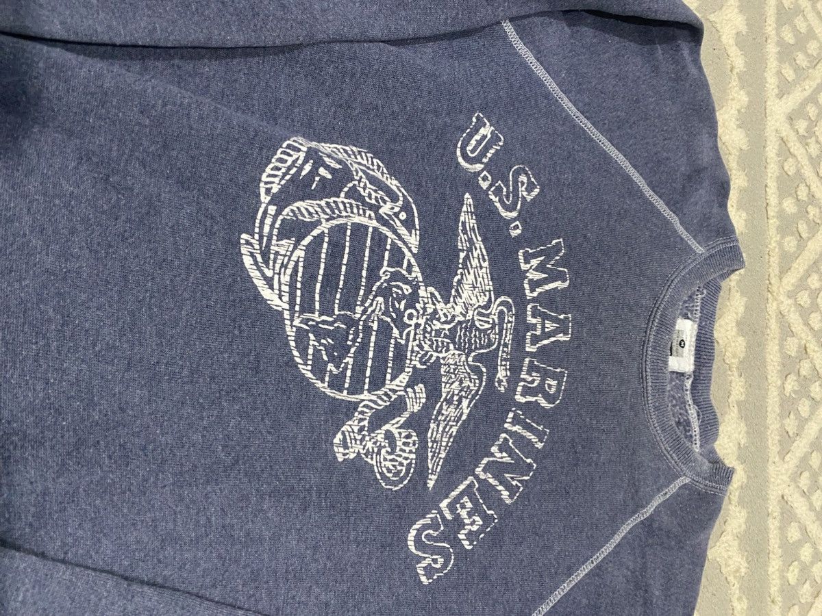 Vintage Vintage U.S Marine Sweatshirt Size US M / EU 48-50 / 2 - 2 Thumbnail