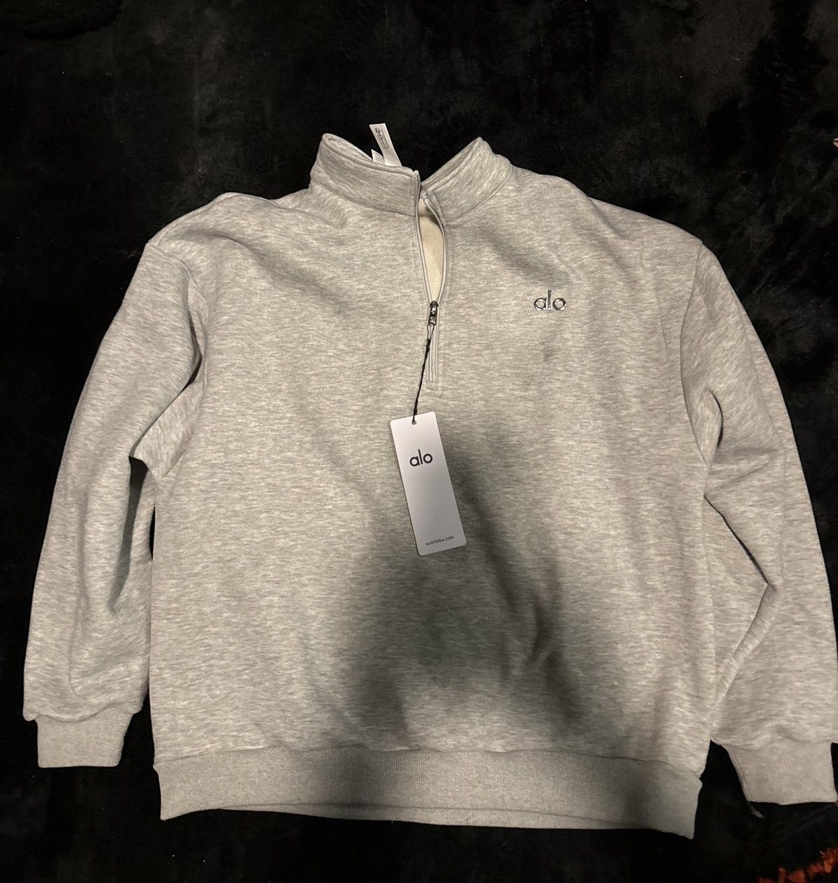 Other ALO YOGA • Accolade 1/4 Zip Pullover Athletic Heather Grey Size US M / EU 48-50 / 2 - 1 Thumbnail