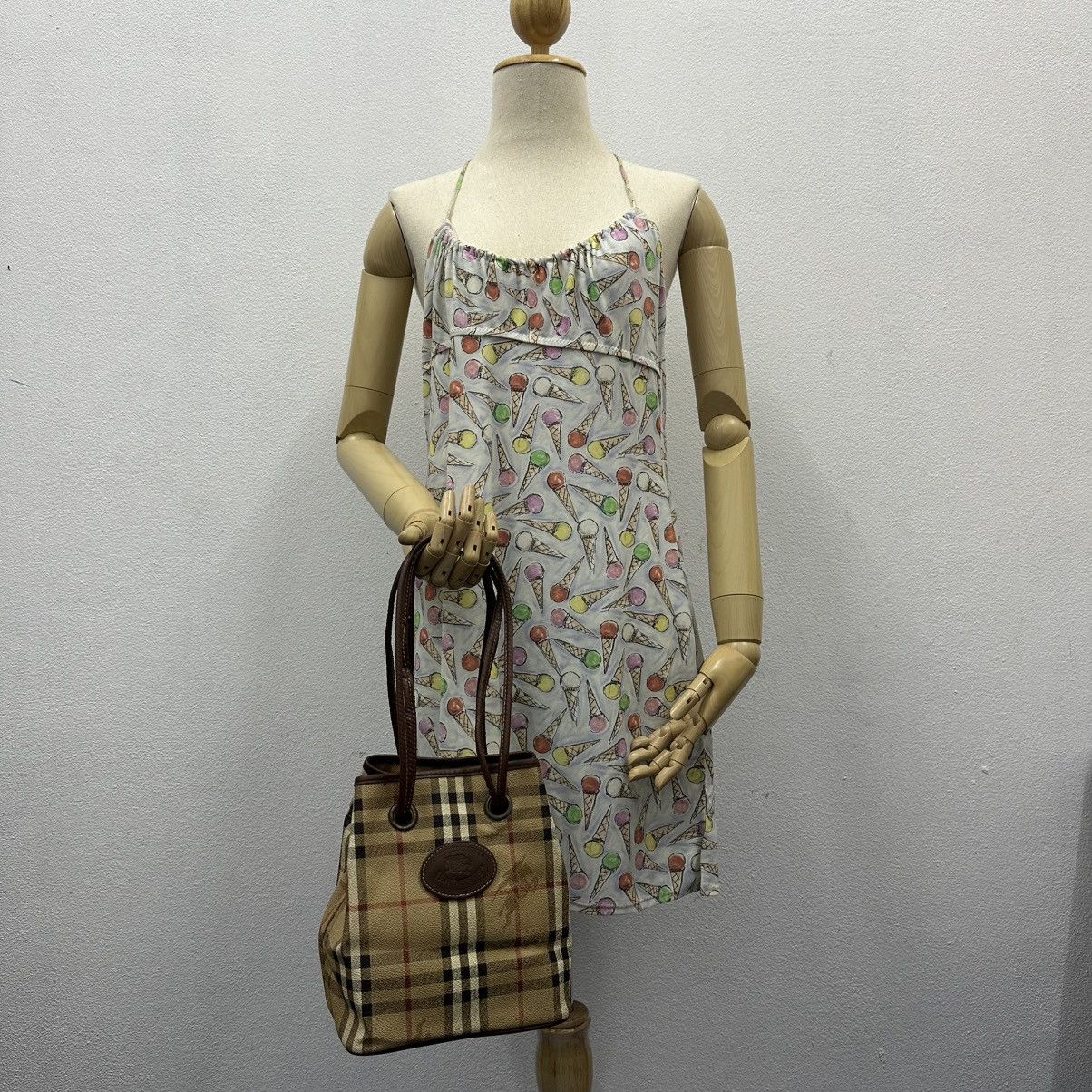 Burberry ‼️YES‼️ AUTHENTIC BURBERRYS VINTAGE NOVA CHECK LONG HANDLE BAG Size ONE SIZE - 1 Thumbnail
