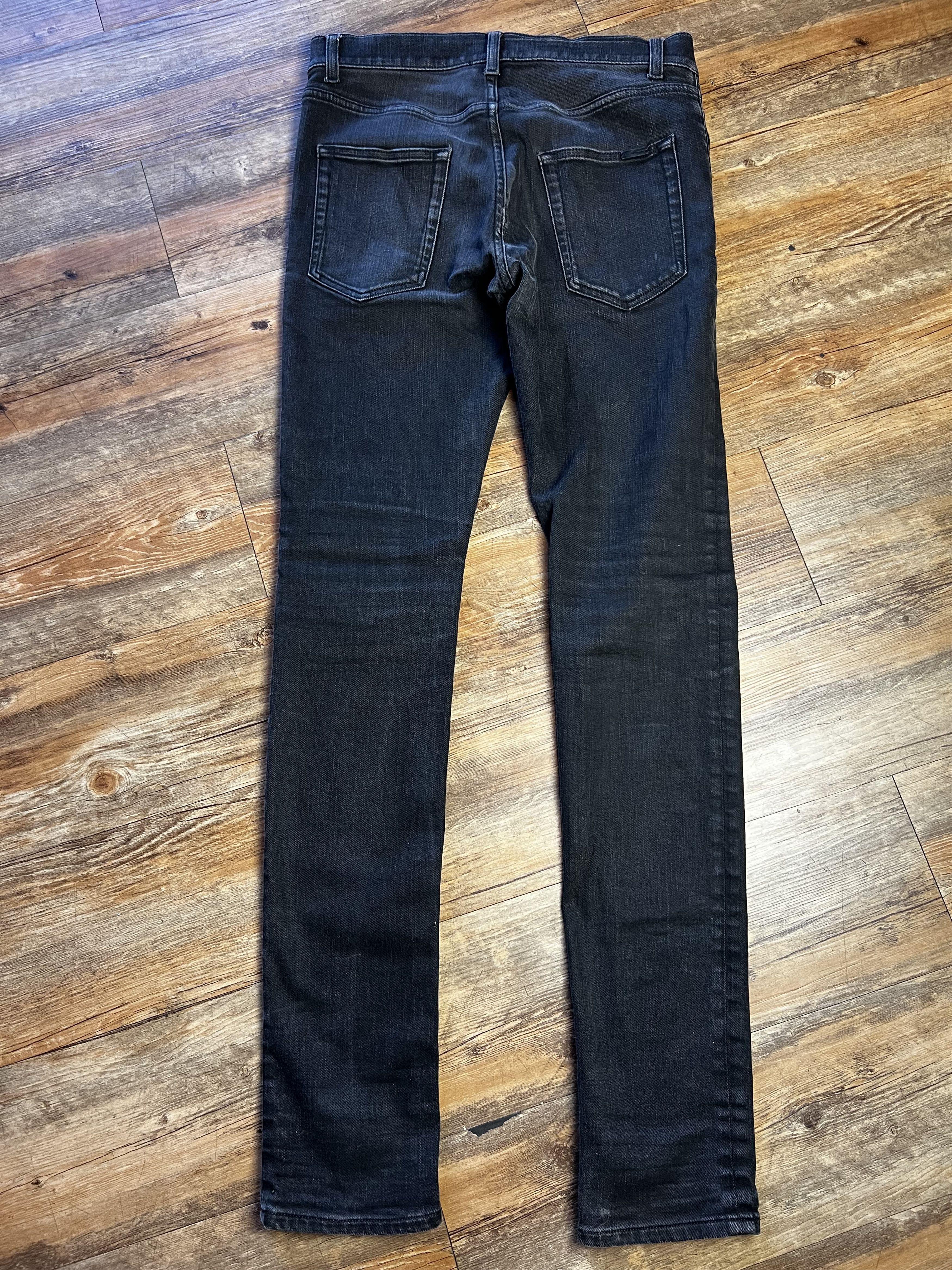 Saint Laurent Paris Saint Laurent Paris D02 Black Skinny Jeans Size US 30 / EU 46 - 7 Thumbnail