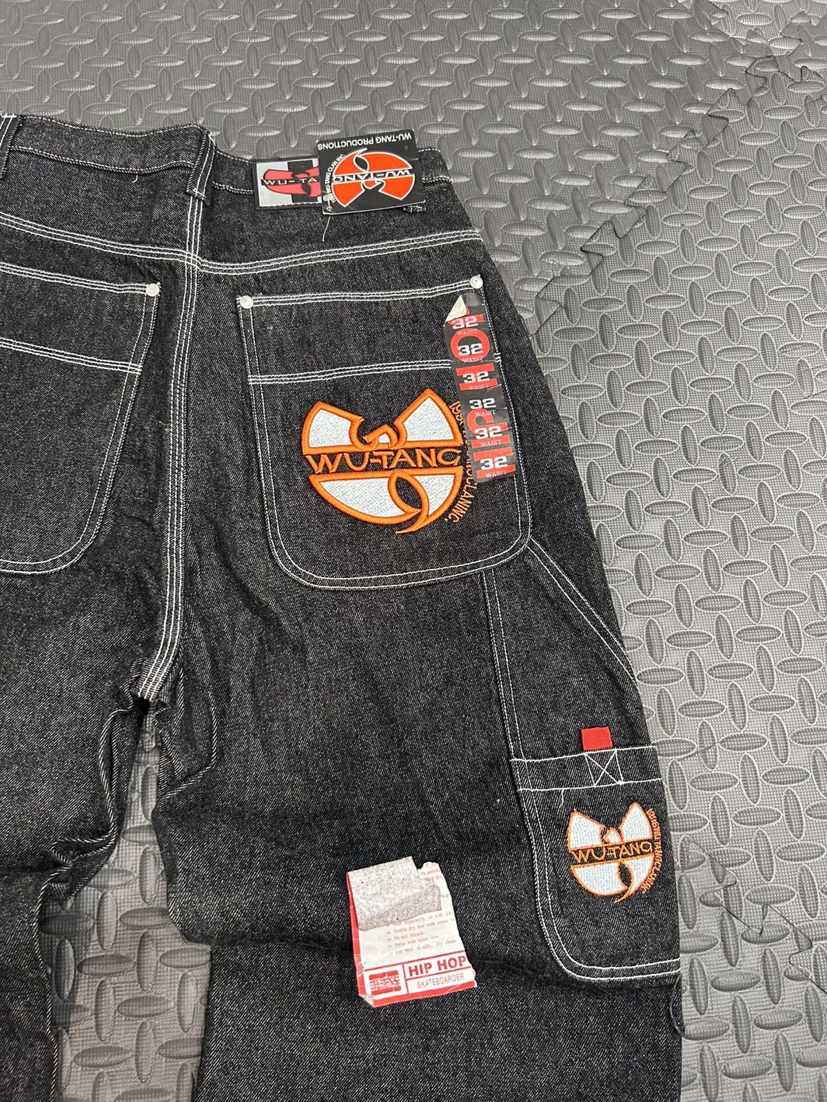 Wu-Tang x Skateboarder “HIP HOP” Raw Denim Jeans (Deadstock)