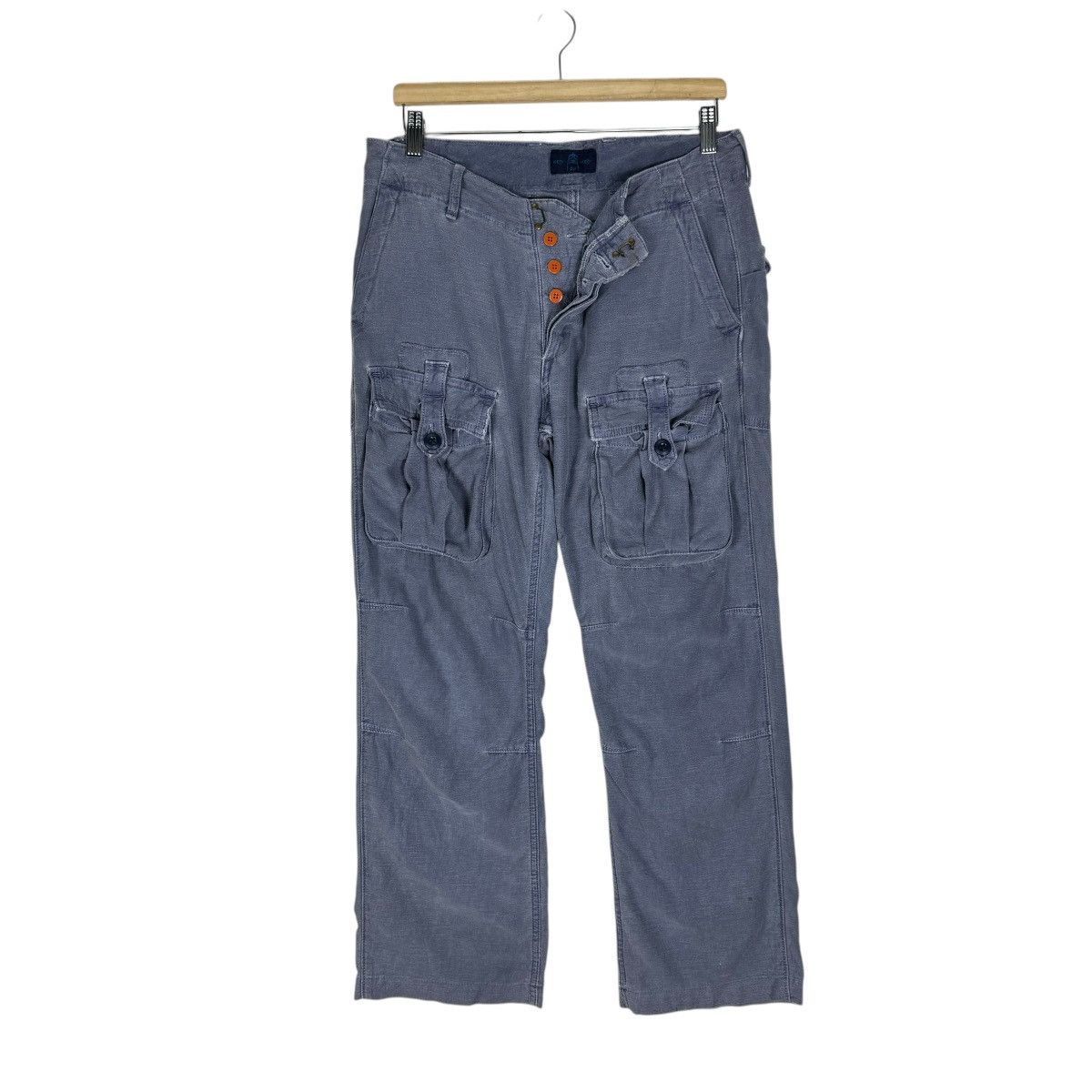 Eternal 🌟KU TACTICAL POCKET CARGO PANTS LIKE KAPITAL Size US 32 / EU 48 - 1 Thumbnail