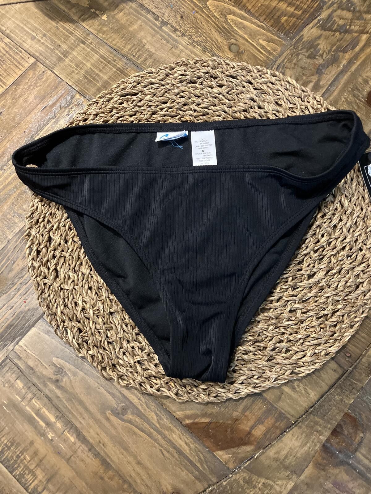 Other NWT California Waves Black Bikini Bottom Size G Size ONE SIZE - 1 Thumbnail