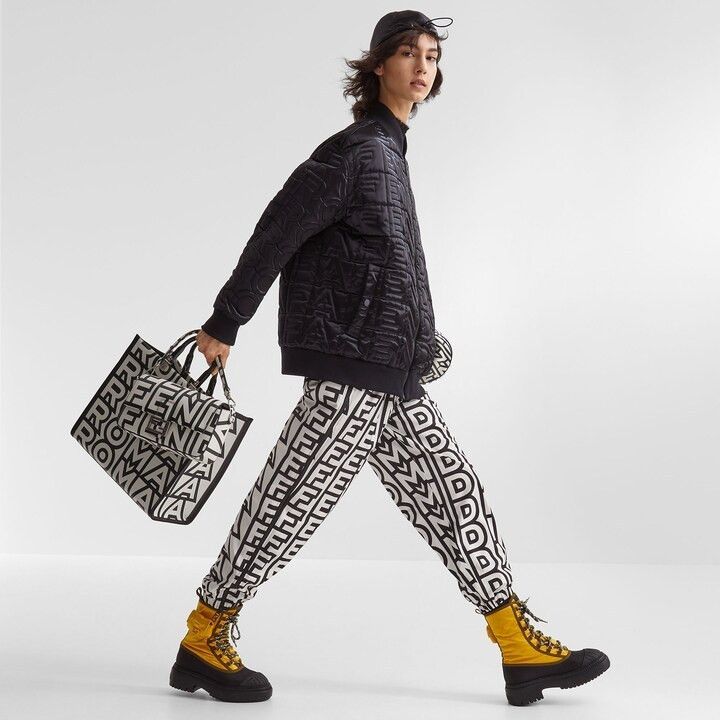 Fendi o1loc1c0824 Trousers in Black/White Size 27" / US 4 / IT 40 - 4 Thumbnail
