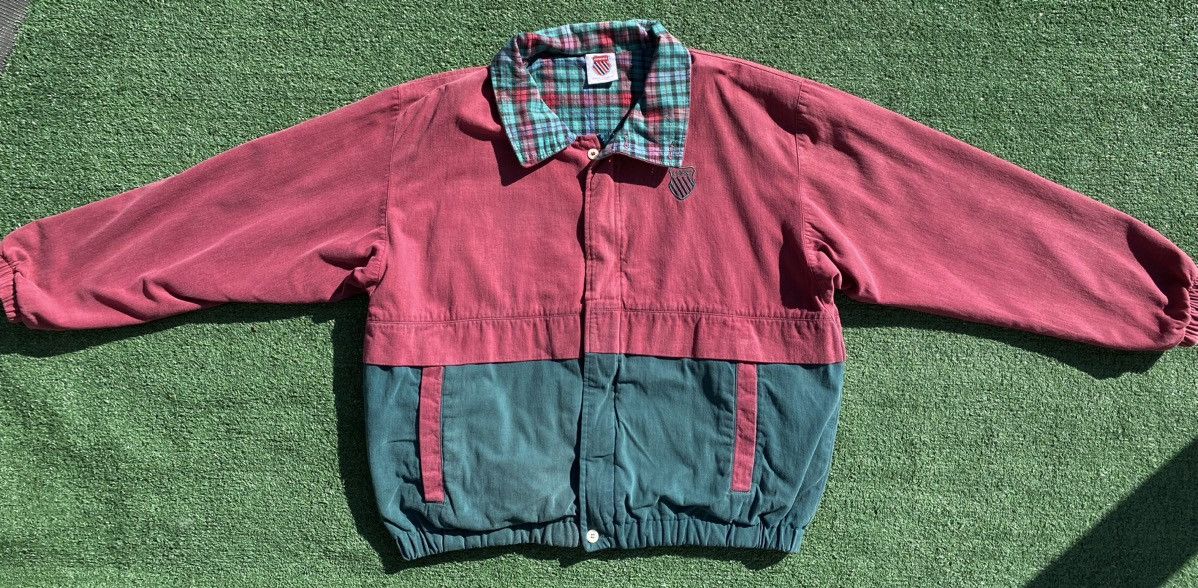 K-Swiss Vintage 90’s K Swiss Plaid Lining Full Zip Jacket Men’s XL Size US XL / EU 56 / 4 - 2 Thumbnail