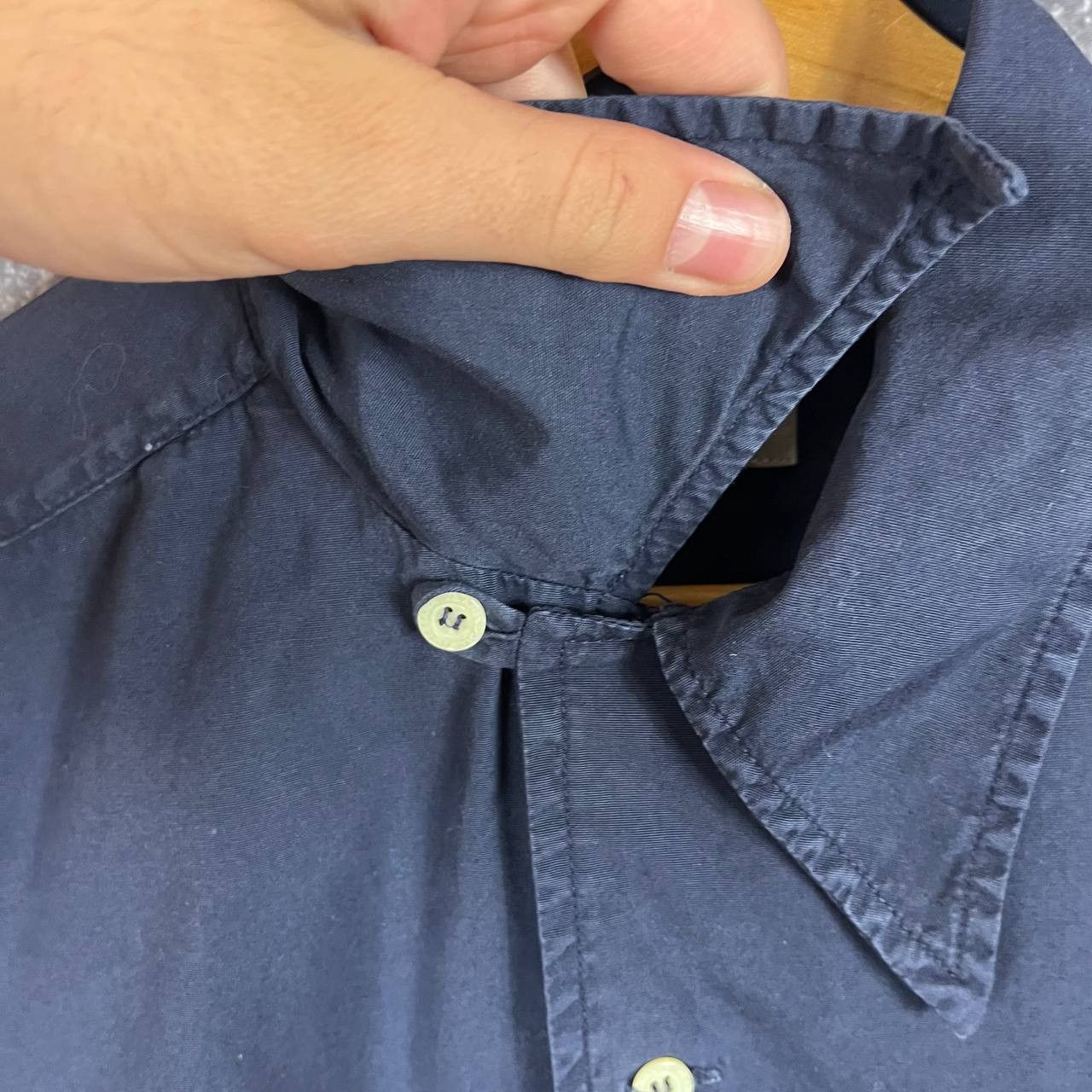 Dolce Gabbana Jeans Vintage Shirt Pocket Logo Long Sleeve