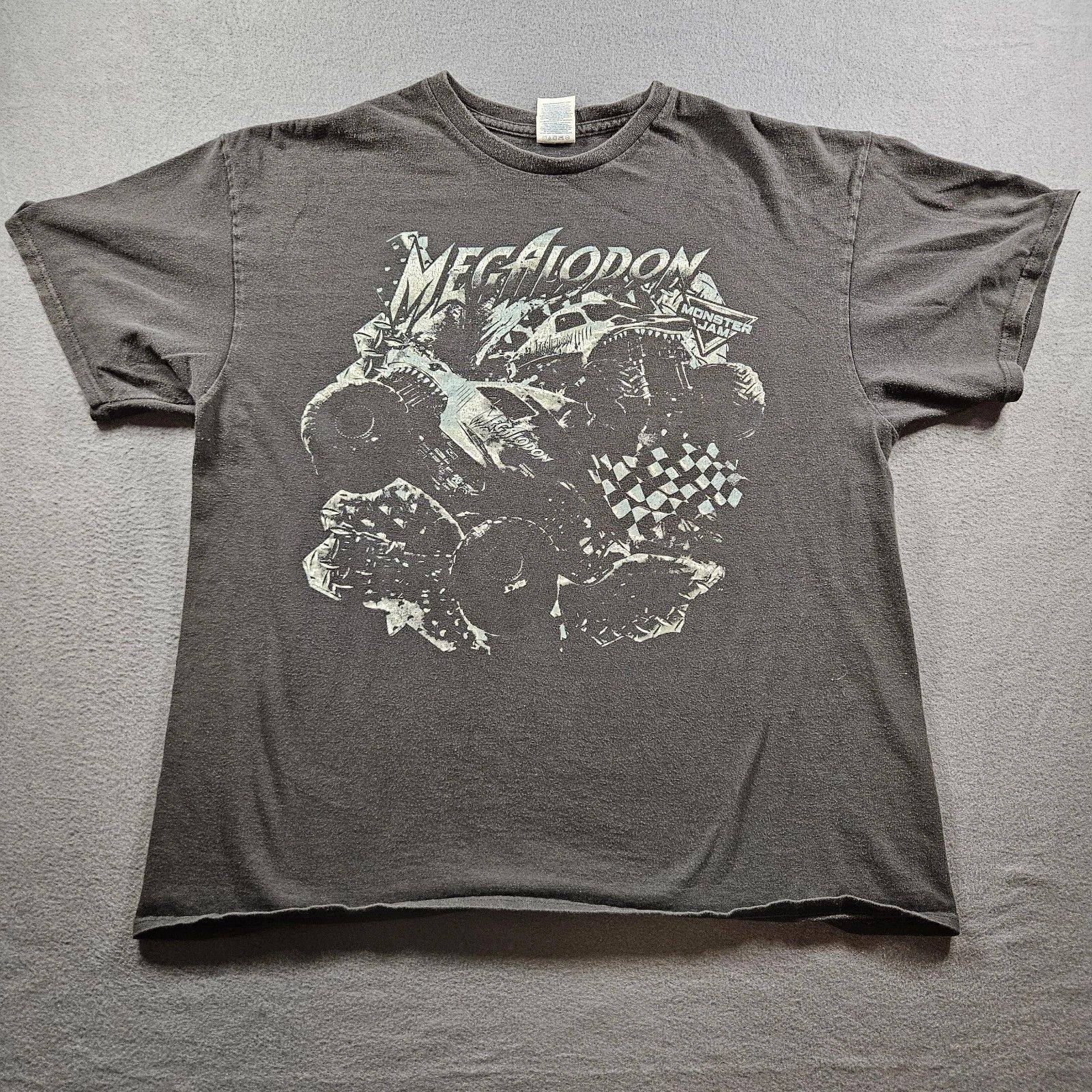 Jam Monster Jam Truck Black T-Shirt Megalodon Unisex Size US XXL / EU 58 / 5 - 1 Thumbnail