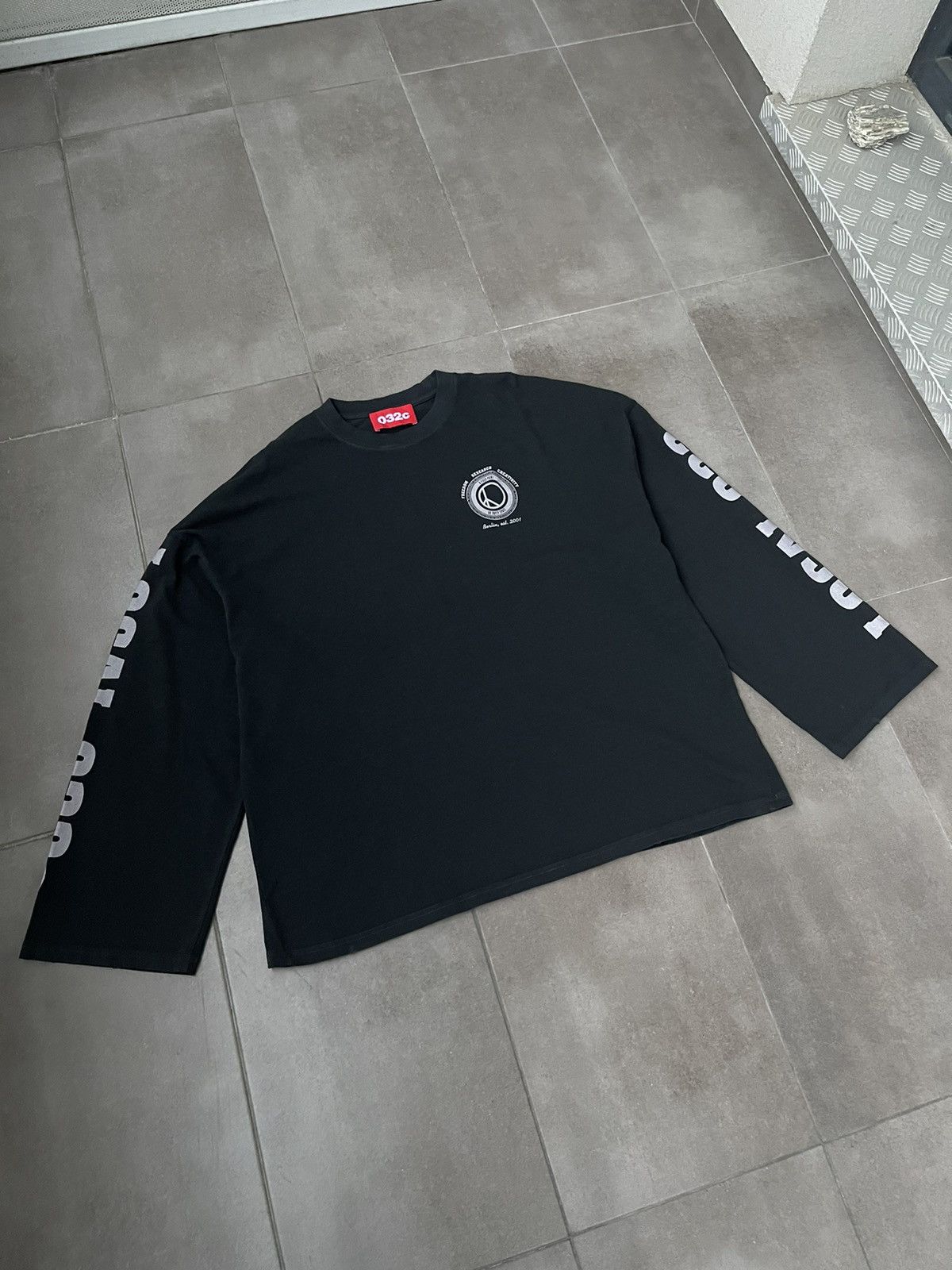 032c !DS! FW23 032c "Repetirion" Local Boxy Black Long Sleeve Size XL / US 12-14 / IT 48-50 - 14 Thumbnail