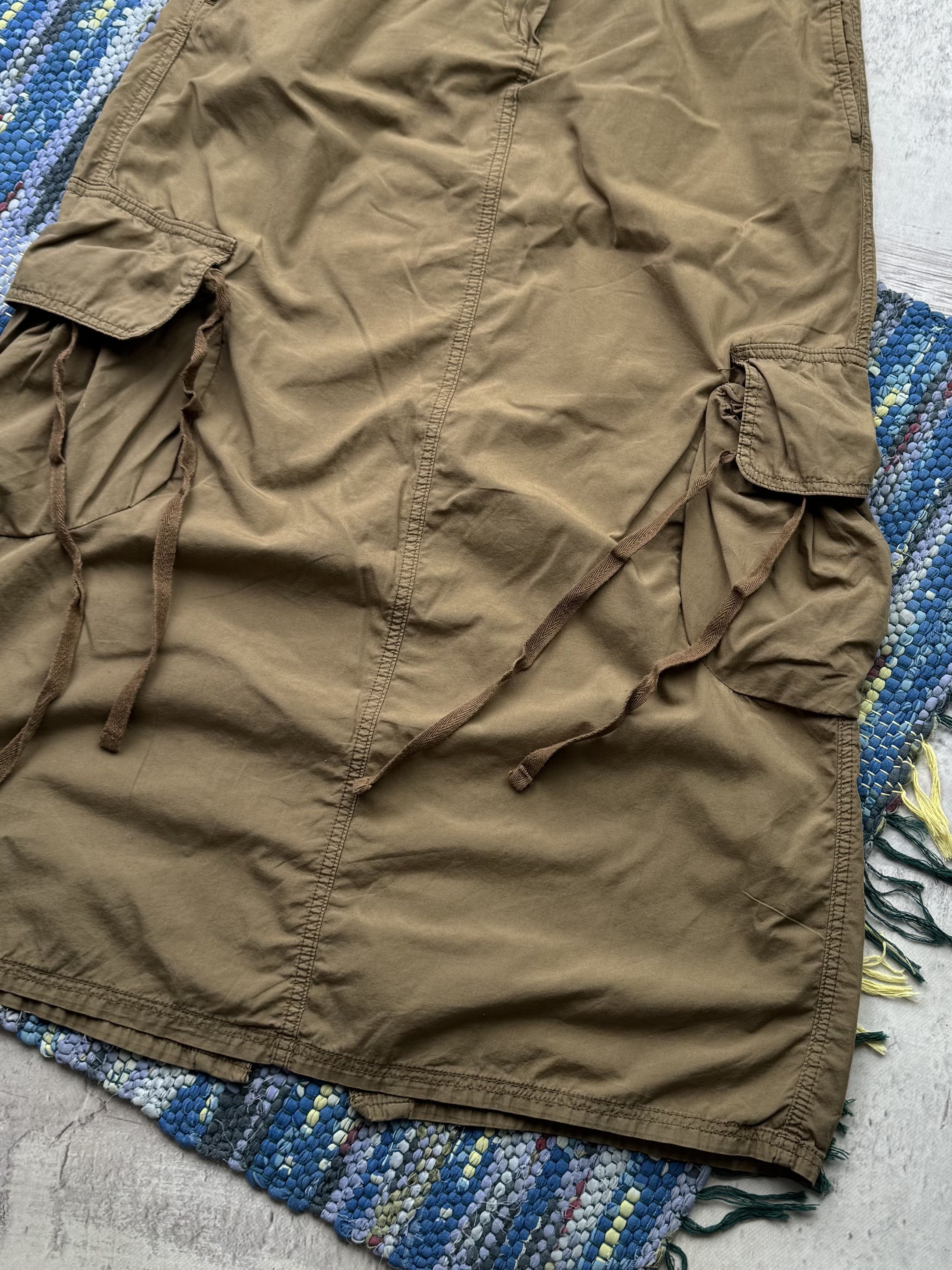 Vintage Cargo Maxi Skirt A729D15(597)