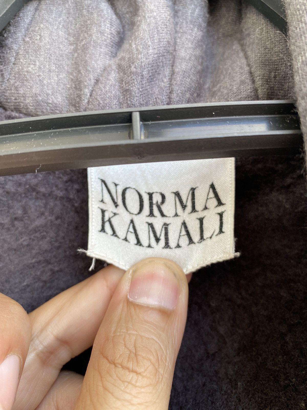 Norma Kamali × Vintage 90s rare NORMA KAMALI waterfall collar unbotton coat jacket Size M / US 6-8 / IT 42-44 - 4 Thumbnail