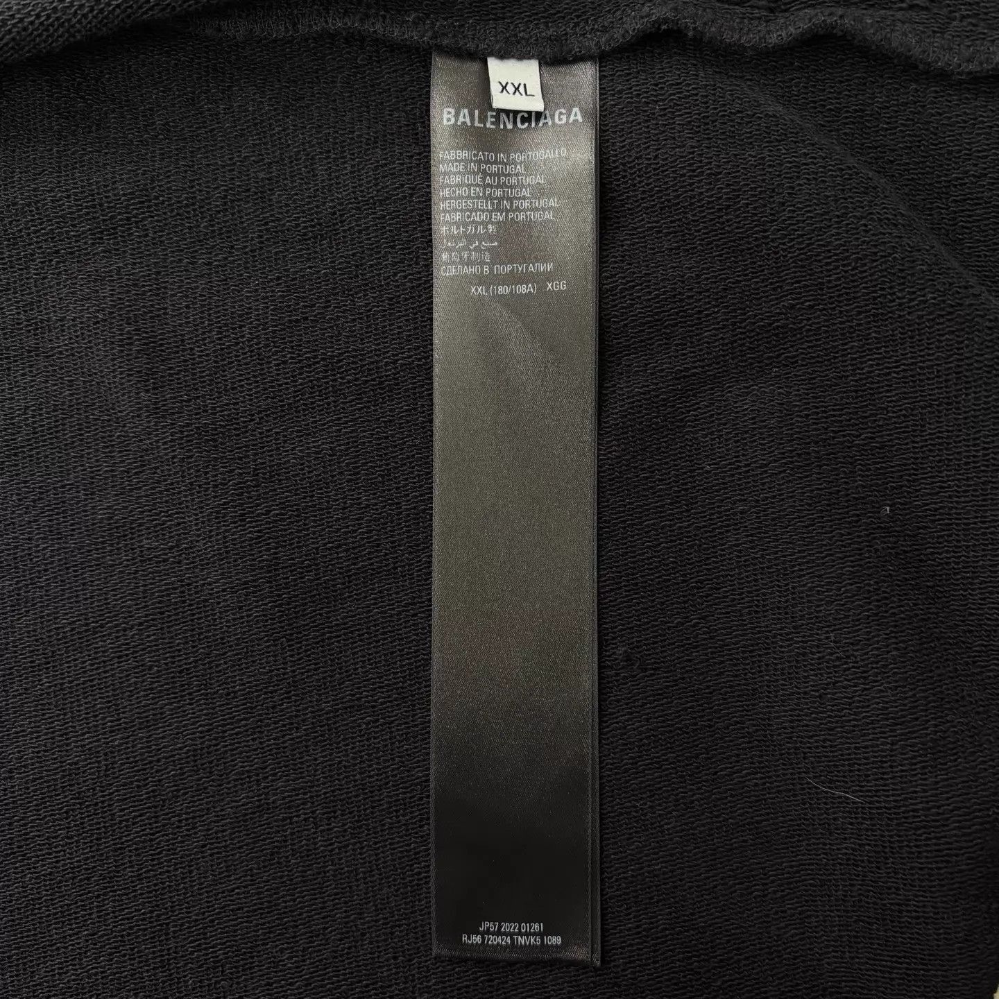 Balenciaga Balenciaga FW22 Tie-Dye Logo Zip-Hood Oversize Unisex Jkt Size XXL / US 16-18 / IT 52-54 - 4 Thumbnail