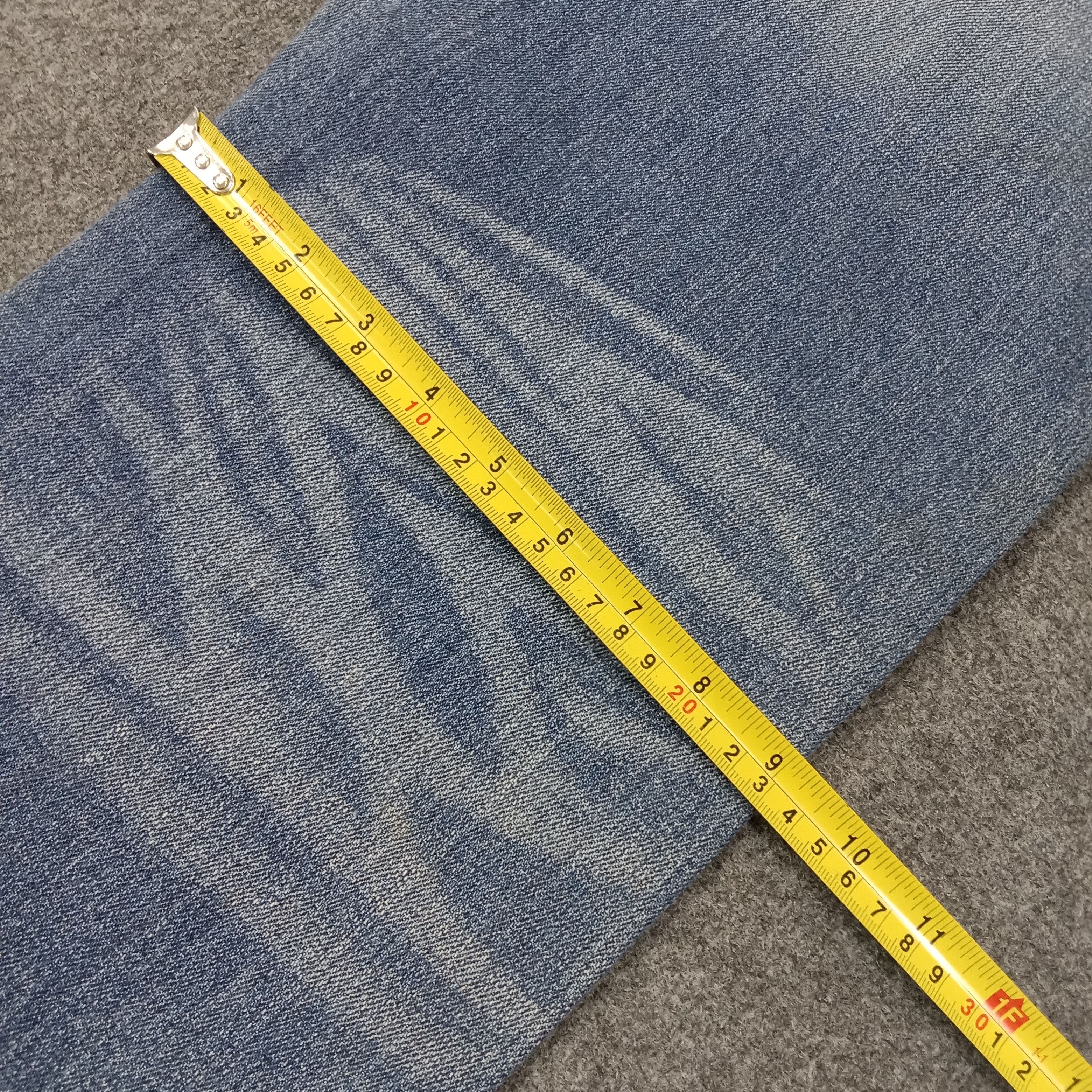 Japanese Brand Embroidery Art Japan skulls Baggy Denim Jeans C252N24 Size US 36 / EU 52 - 12 Thumbnail