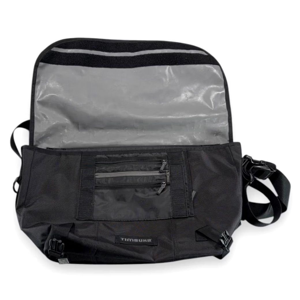 Vintage Timbuk2 Messenger Bag Large Black Nylon Crossbody Commuter Cycling Laptop Strap Size ONE SIZE - 3 Thumbnail