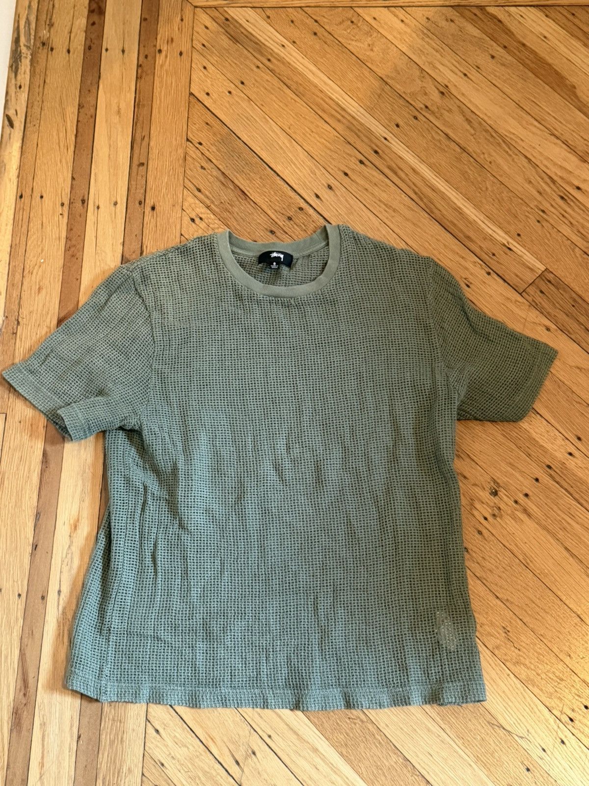 Stussy Stussy Mesh Knit Shirt Size US S / EU 44-46 / 1 - 1 Thumbnail