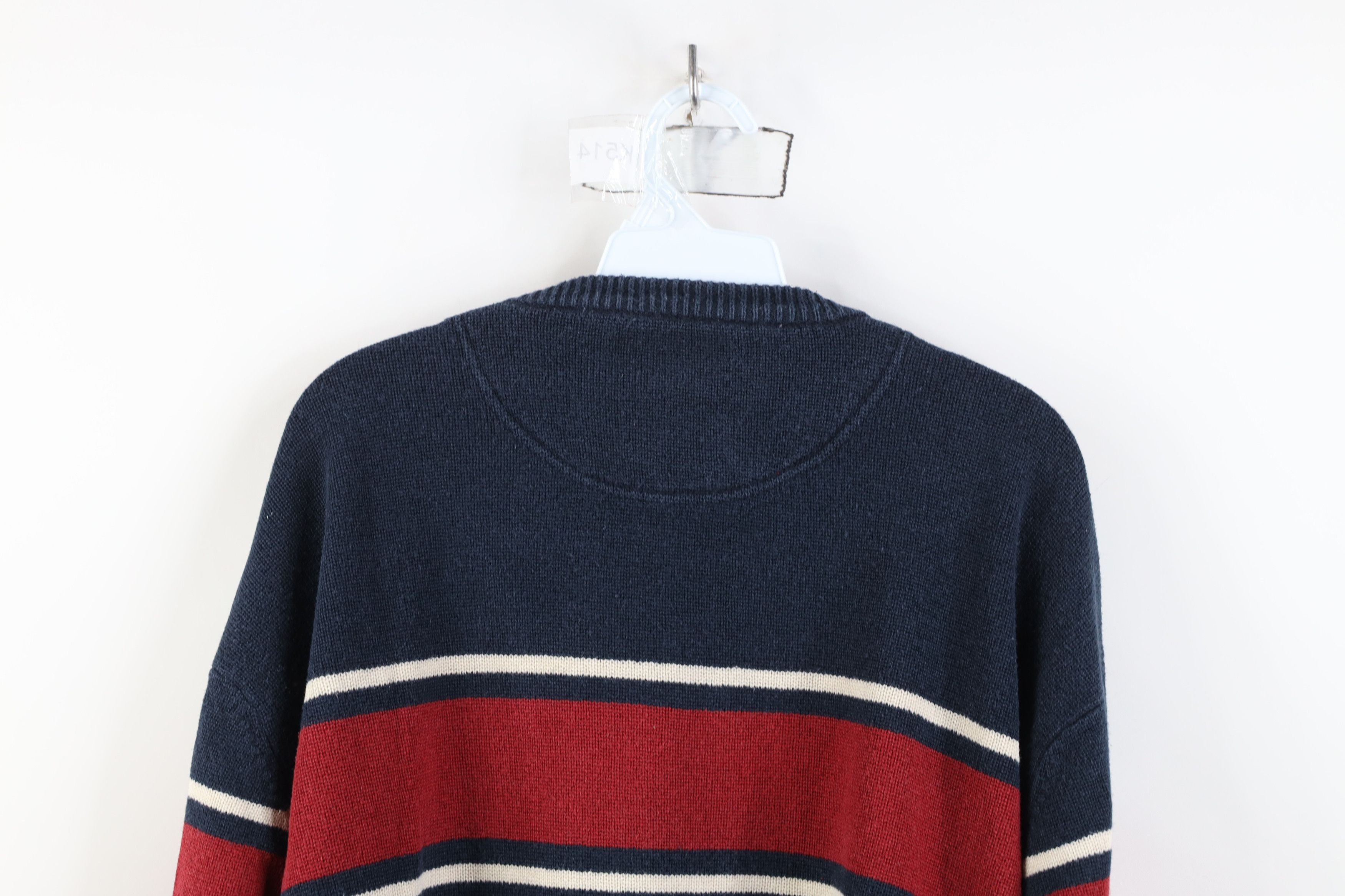 American Eagle Outfitters Vintage 90s Y2K American Eagle Block Knit Crewneck Sweater Size US XL / EU 56 / 4 - 11 Thumbnail