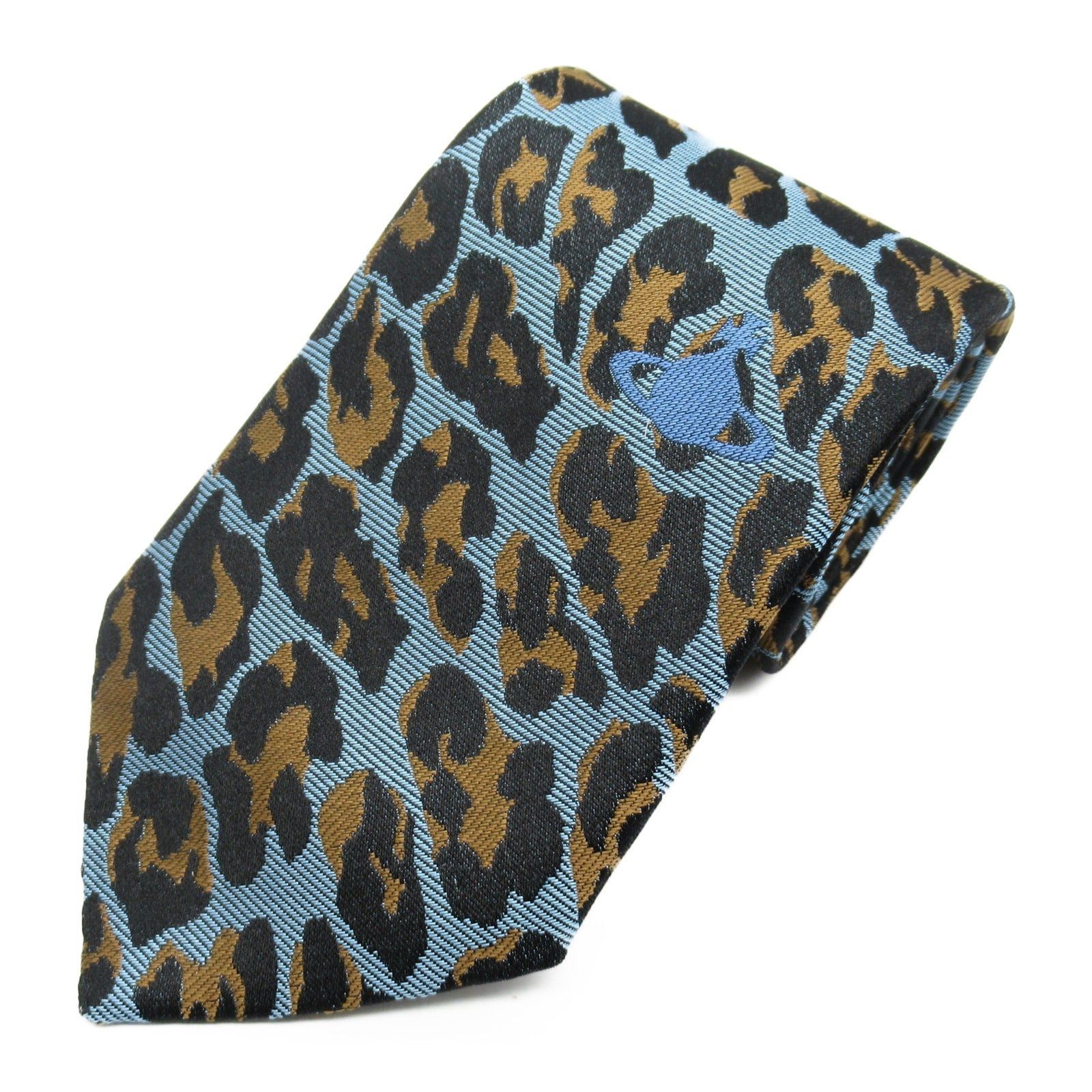 Vivienne Westwood Vivienne Westwood Tie Silk Blue Brown Size ONE SIZE - 1 Thumbnail