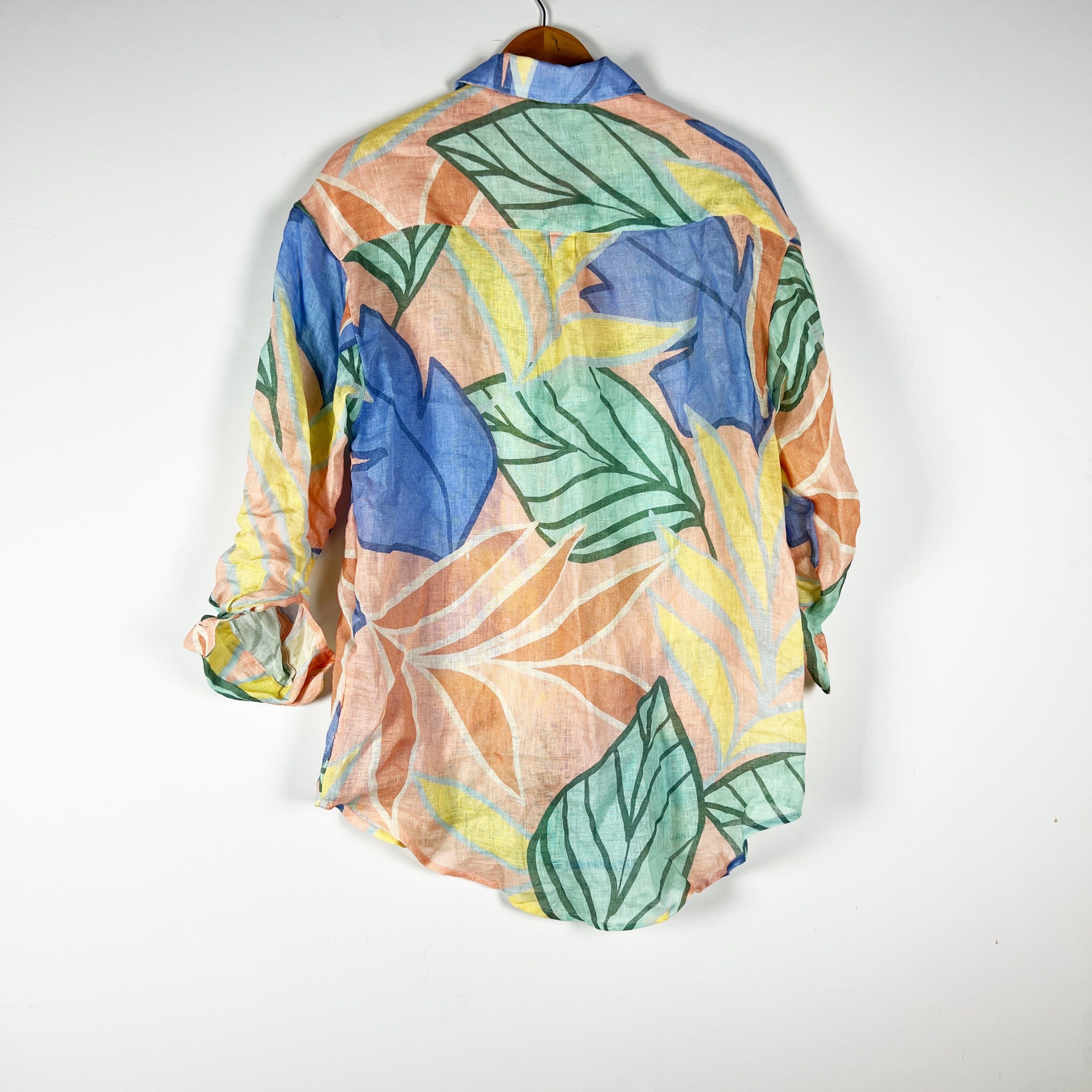 Other Vitamin A Playa Linen Button Down Boyfriend Size S / US 4 / IT 40 - 4 Thumbnail