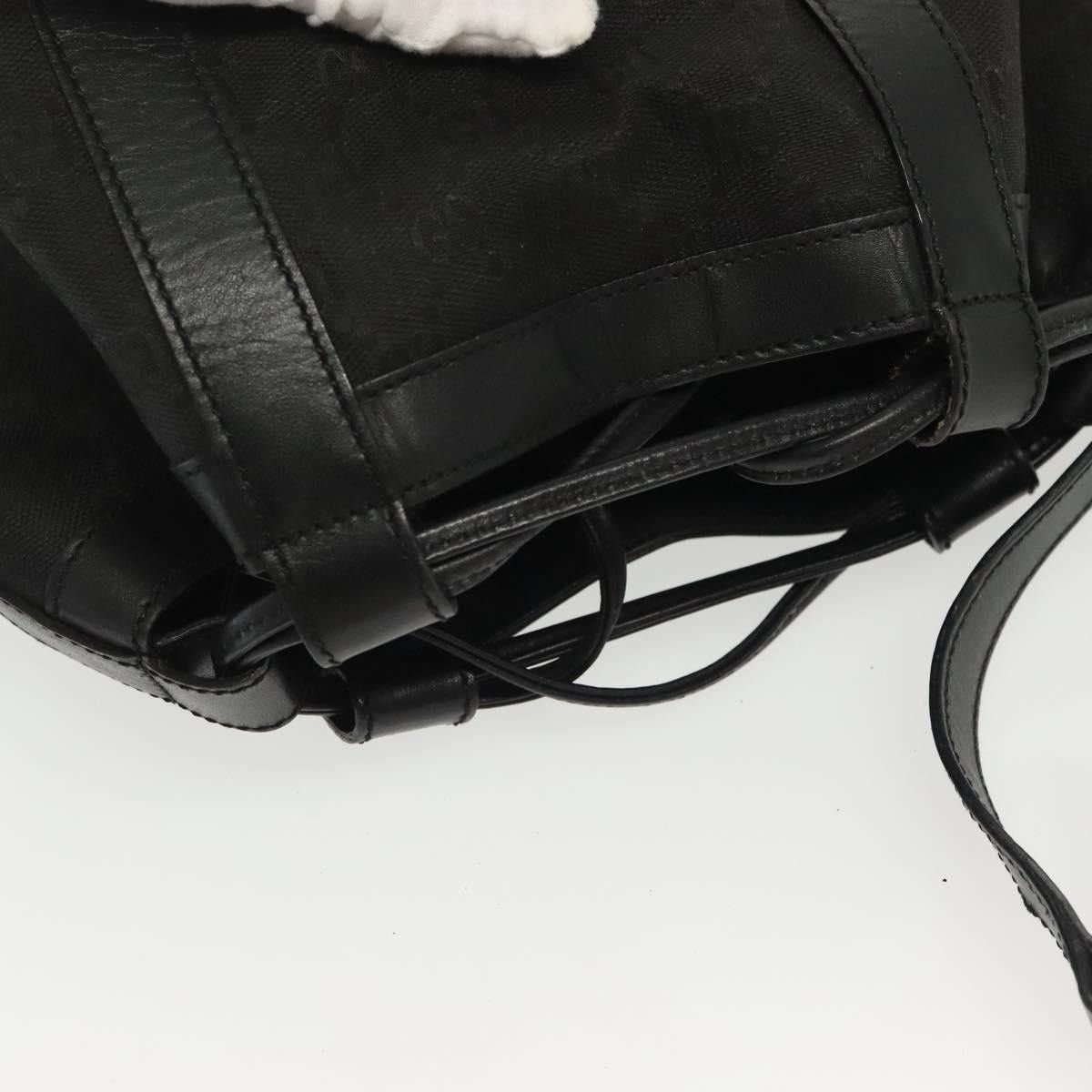 Gucci GUCCI GG Canvas Shoulder Bag Black Gold Size ONE SIZE - 6 Thumbnail