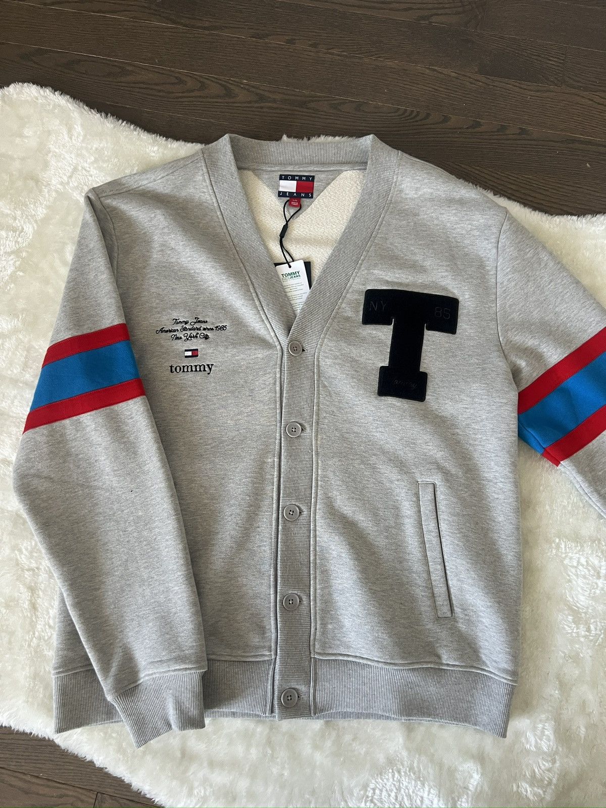 Tommy Hilfiger Grey Tommy Hilfiger sweater Size US L / EU 52-54 / 3 - 2 Thumbnail