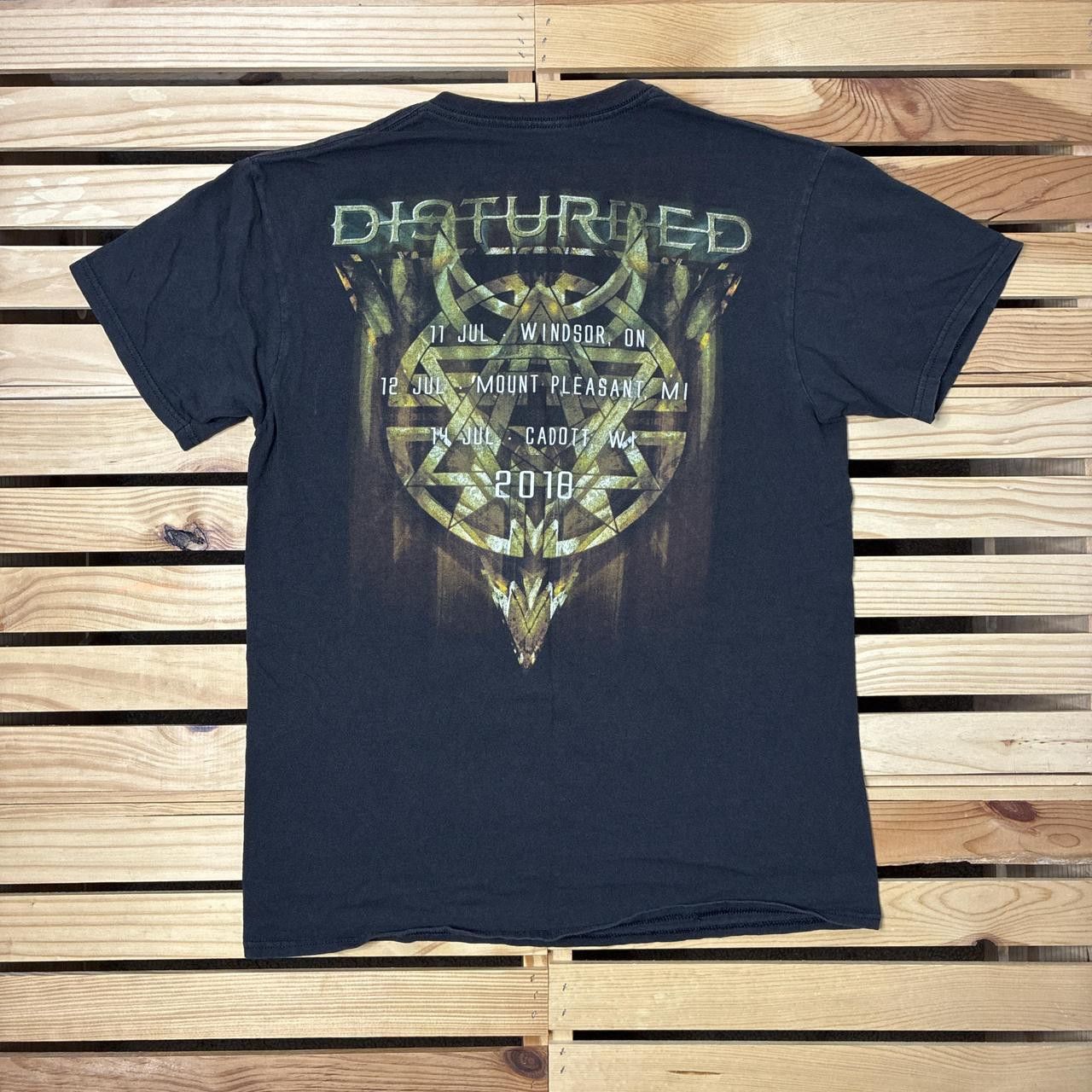 Other Disturbed Evolution 2018 Tour Black Band Tee Size Medium Size US M / EU 48-50 / 2 - 2 Thumbnail
