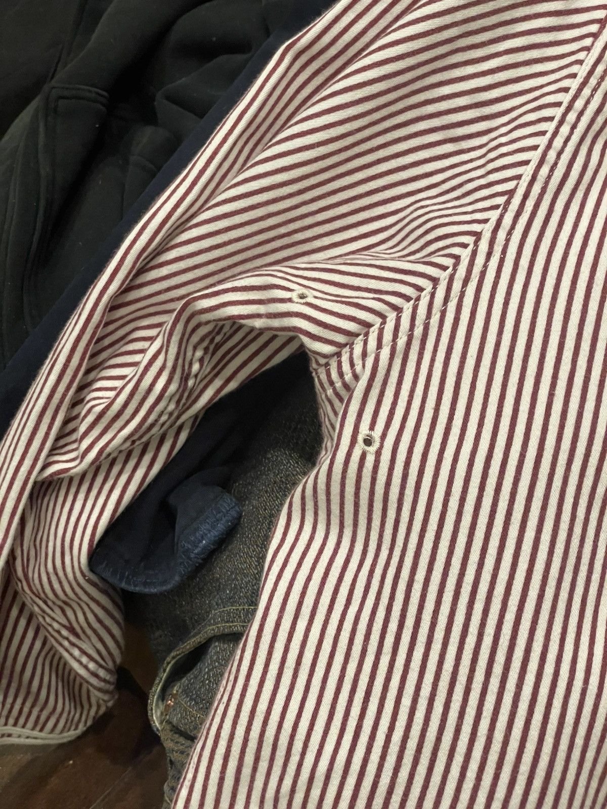 Visvim Collectible Visvim Cotton Dugout Shirt Stripes Button-Up Size US M / EU 48-50 / 2 - 7 Thumbnail