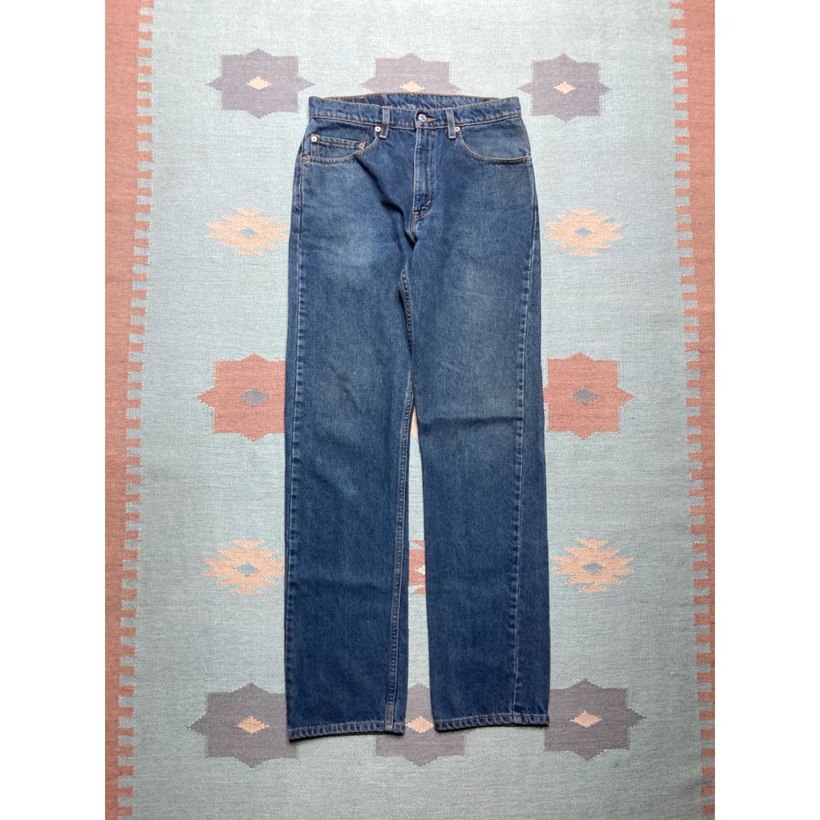 Levi's VINTAGE Levi’s 505 Jeans Straight Regular Men 30x33 Medium Wash Denim Skater Pants Blue Jeans Size US 30 / EU 46 - 4 Thumbnail