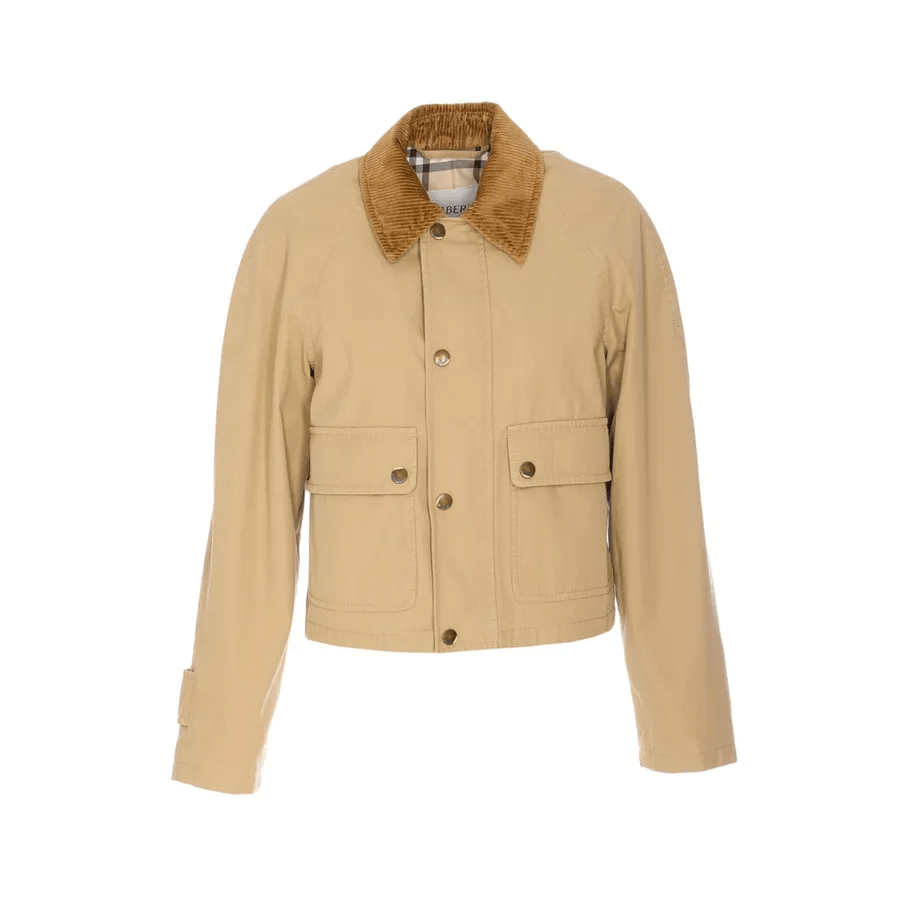 Burberry BURBERRY Beige Cotton Field Jacket New And Authentic Size M / US 6-8 / IT 42-44 - 1 Thumbnail