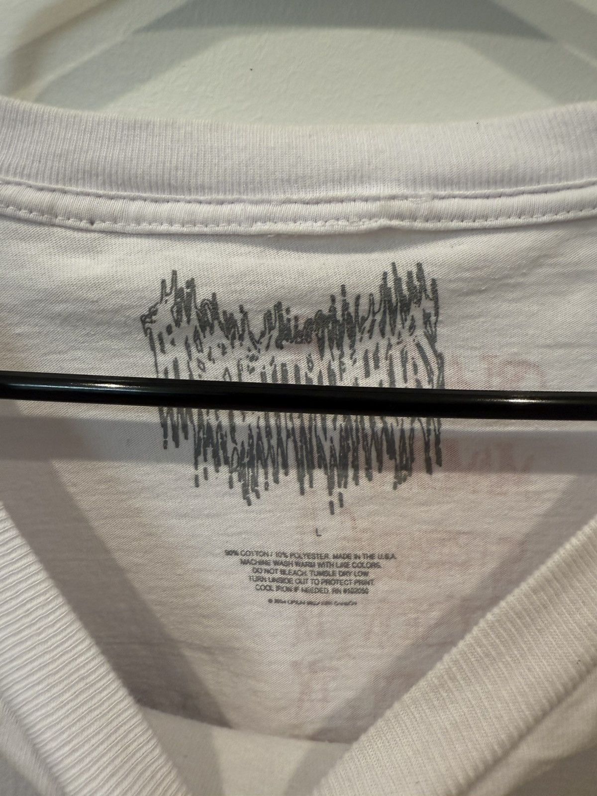 Band Tees × Ken Carson KEN CARSON AGC A GREAT CHAOS TOUR WHITE TEE Size US L / EU 52-54 / 3 - 3 Thumbnail