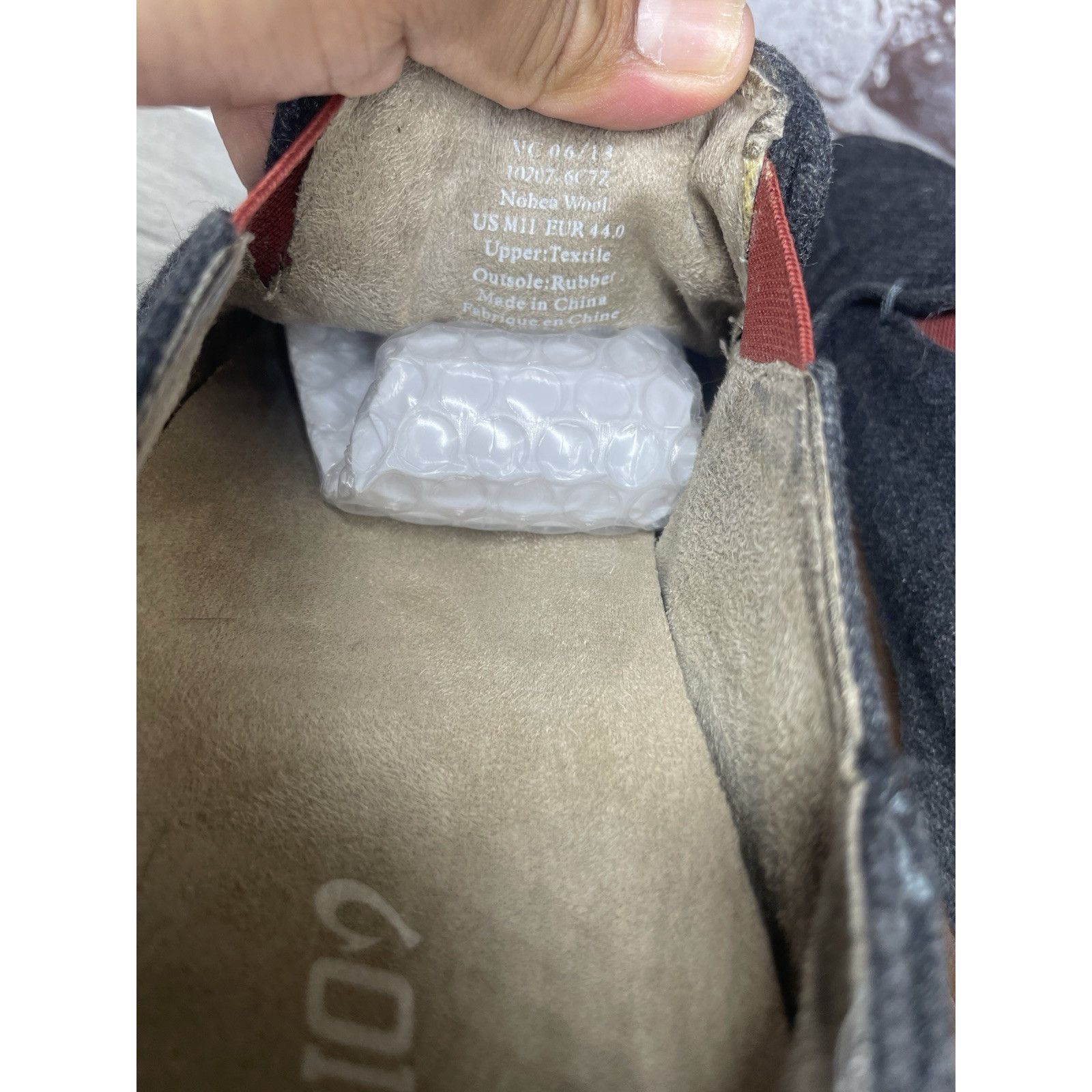 Olukai Olukai Wool Gray Wool Fabric Casual Slip On Casual Sneakers Size US 11 / EU 44 - 7 Thumbnail