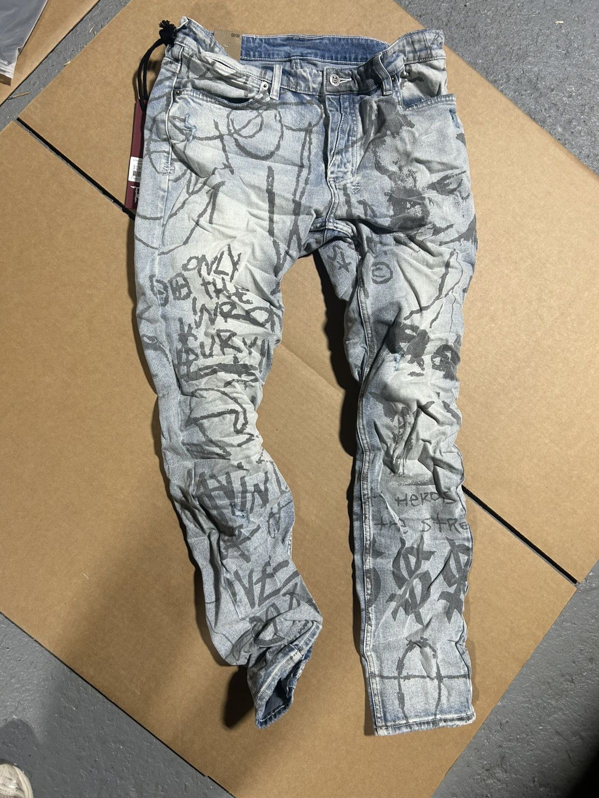 Ksubi Ksubi x Trippie Redd van winkle devils jeans Size US 40 / EU 56 - 1 Thumbnail