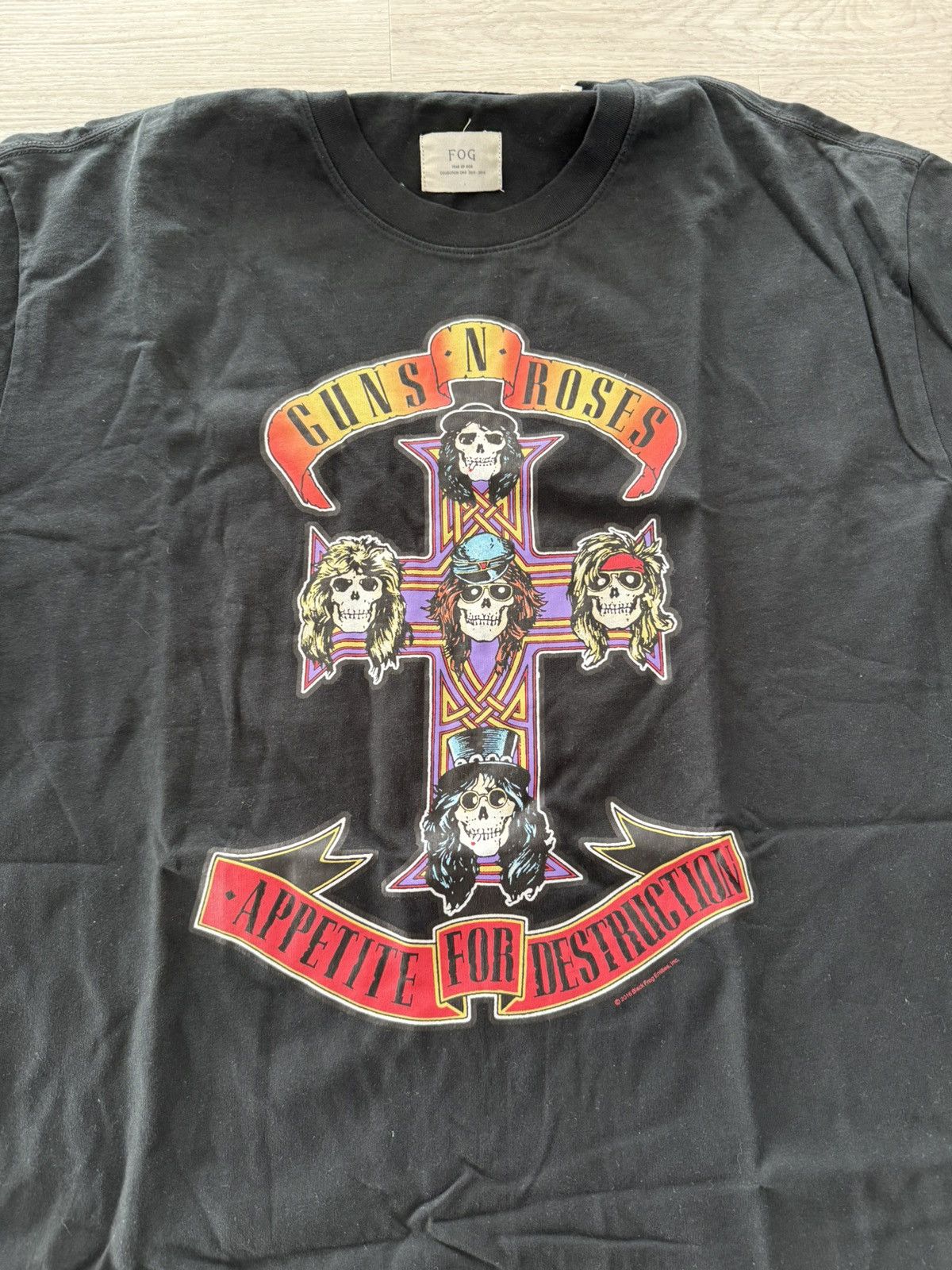 FOG FOG Guns N Roses Appetite for Destruction T Size US L / EU 52-54 / 3 - 2 Thumbnail