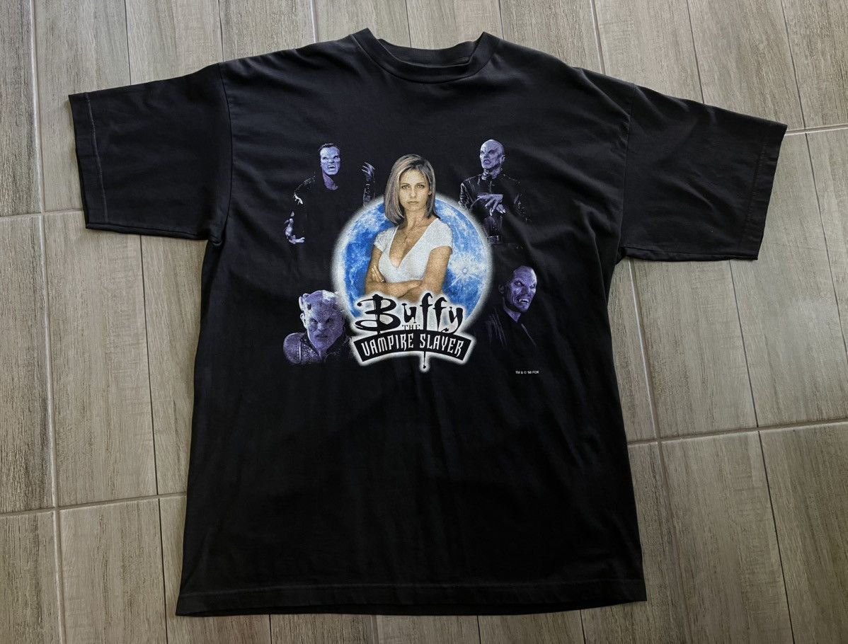 Vintage Vintage Buffy The Vampire Slayer 1998 Size US XL / EU 56 / 4 - 1 Thumbnail