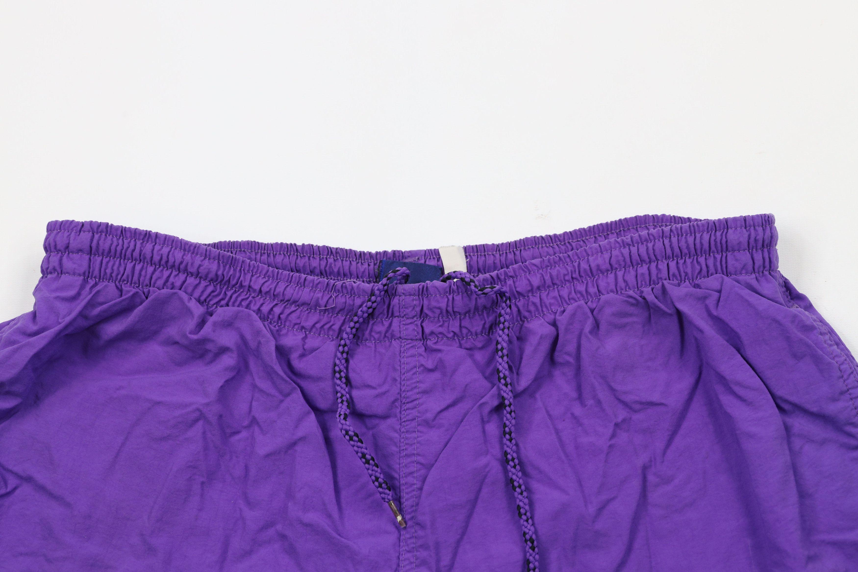 Vintage Vintage 90s Streetwear Above Knee Shorts Baggies Purple Size US 34 / EU 50 - 2 Thumbnail