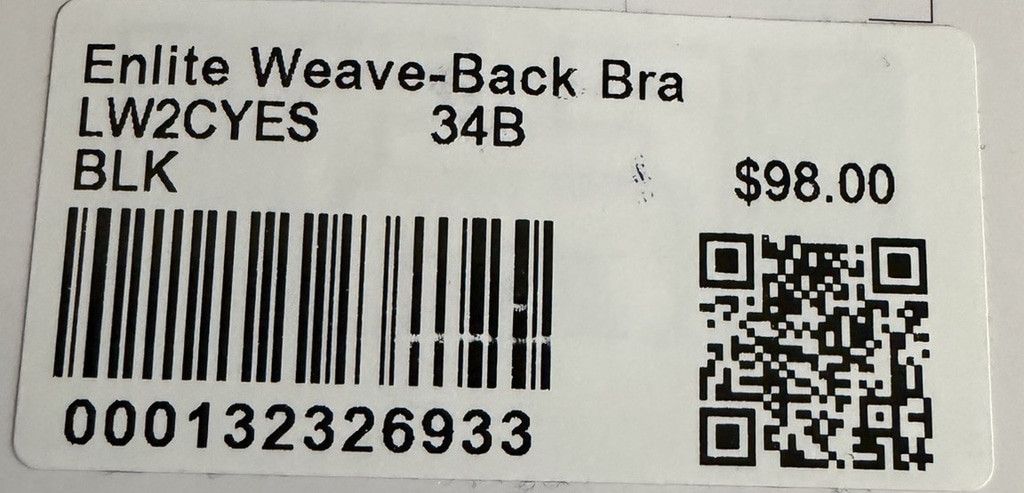 Lululemon LULULEMON ENLITE WEAVE-BACK BRA BLACK COLOR NWT SIZE 34B Size ONE SIZE - 7 Thumbnail