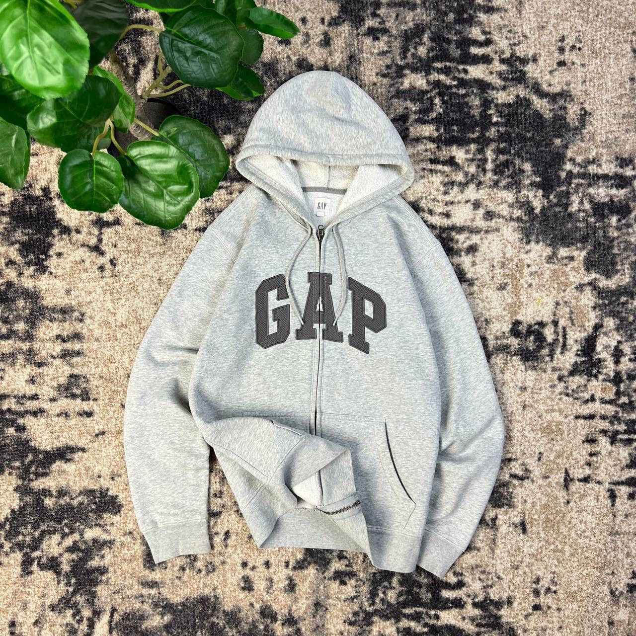 Gap Gap Big Embroidered Logo Zip Up Vintage Hoodie Size US M / EU 48-50 / 2 - 1 Thumbnail