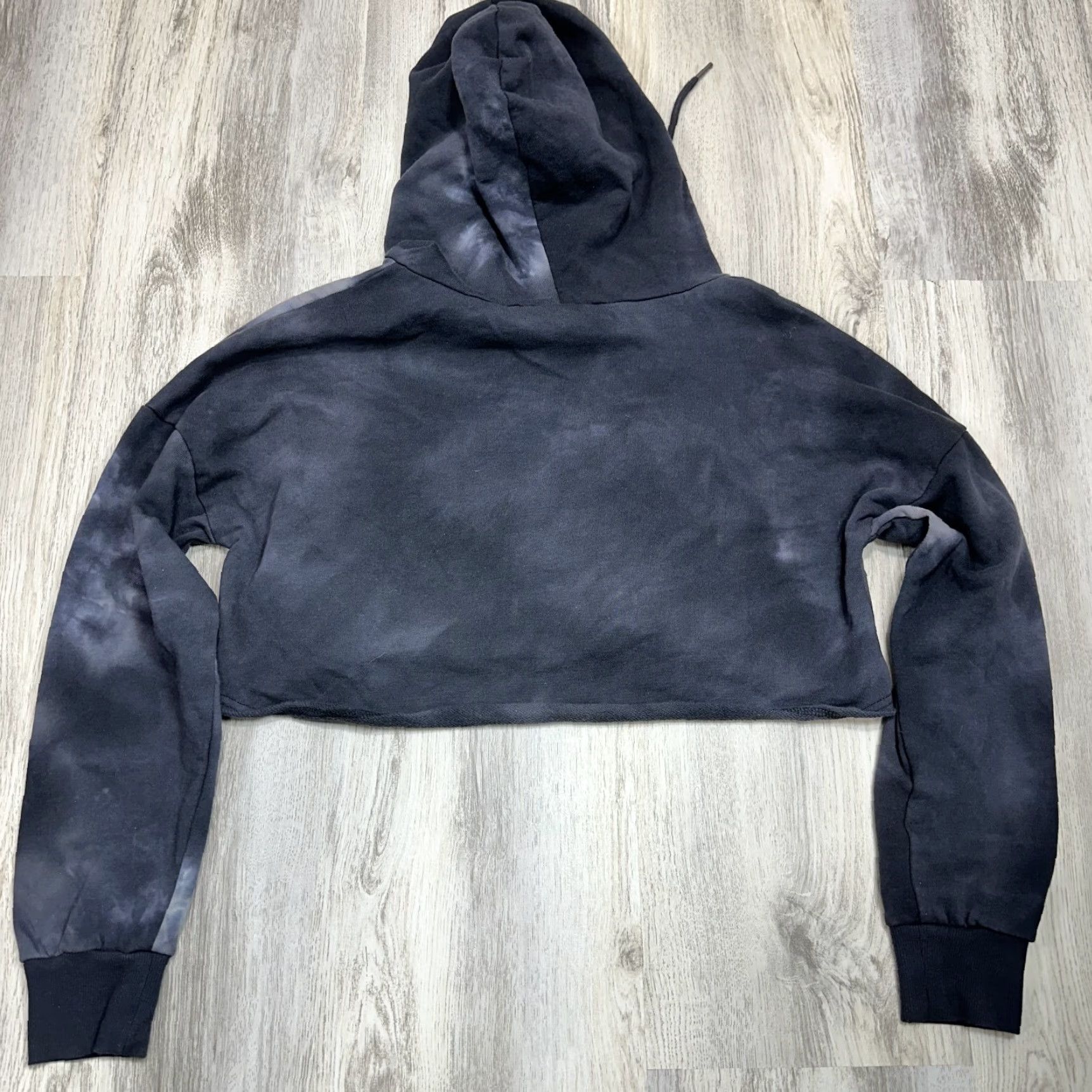 Vintage Dance & Marvel Womens Gray Hoodie Cropped Sweatshirt Long Sleeve Sz S oversized Size S / US 4 / IT 40 - 3 Thumbnail