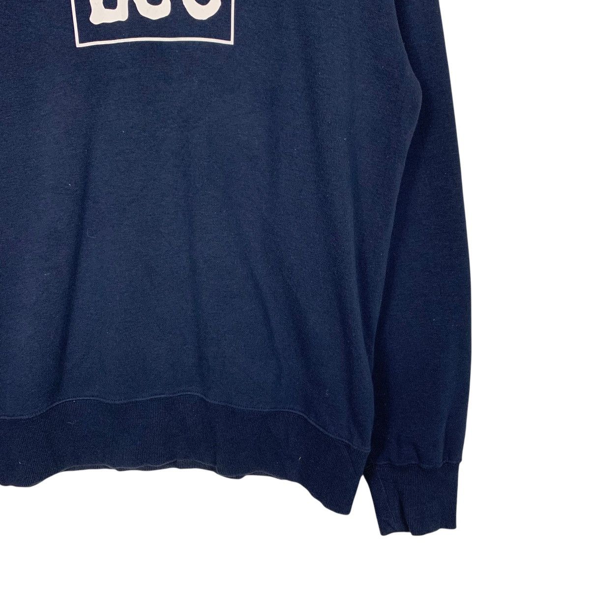 Lee LEE Box Logo Navy Blue Crewneck Sweatshirt #1682-C75 Size US L / EU 52-54 / 3 - 4 Thumbnail