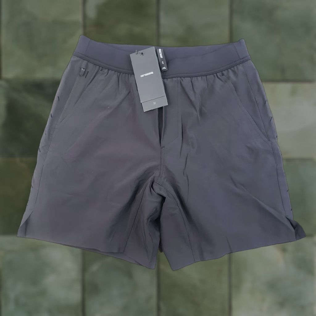 Ten Thousand Interval Shorts Mens S Black 7 inch Inseam Athletic Drawstring Pockets Lined Lightweight Stretch Front