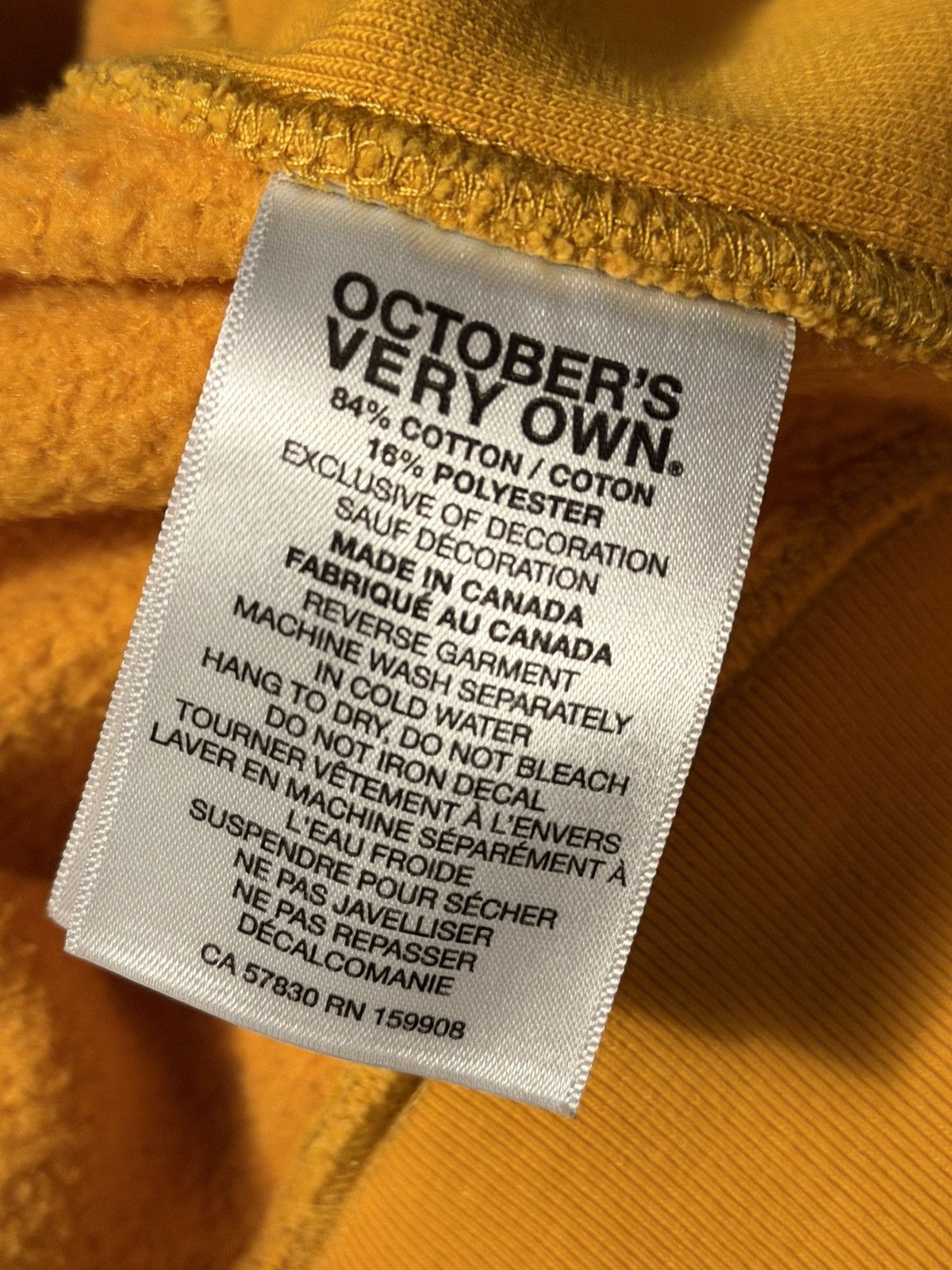 Drake OVO X ROOTS HERITAGE HOODIE YELLOW 2021 Size US M / EU 48-50 / 2 - 5 Thumbnail
