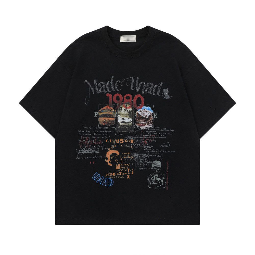 Japanese Brand American street graffiti landscape short-sleeved t-shirt Size US M / EU 48-50 / 2 - 1 Thumbnail