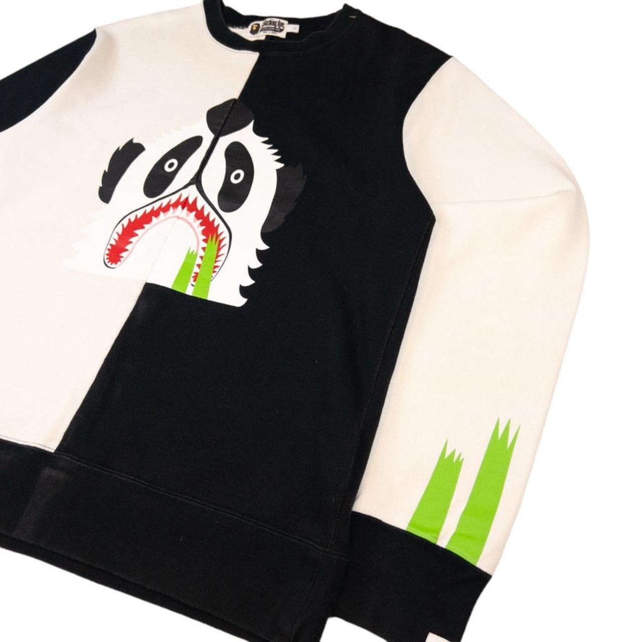 Bape Panda Crewneck Size US L / EU 52-54 / 3 - 3 Thumbnail